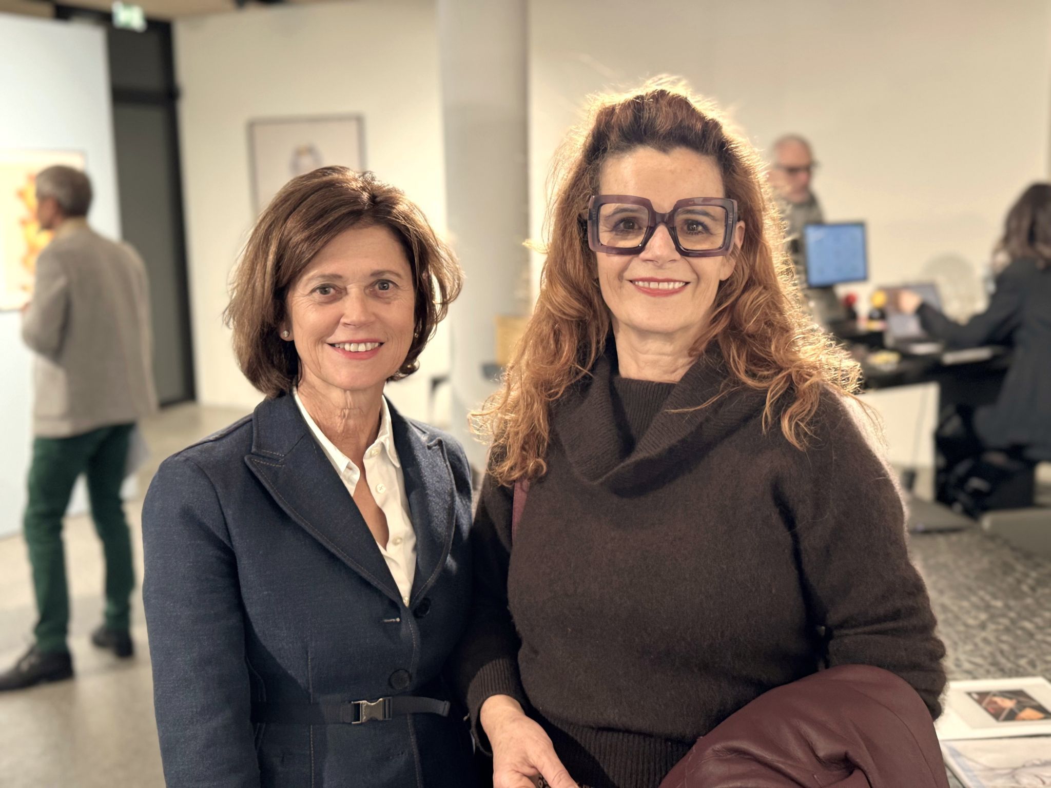 Unter den Gästen: Sylvia Wawrla und Iris Hämmerle.