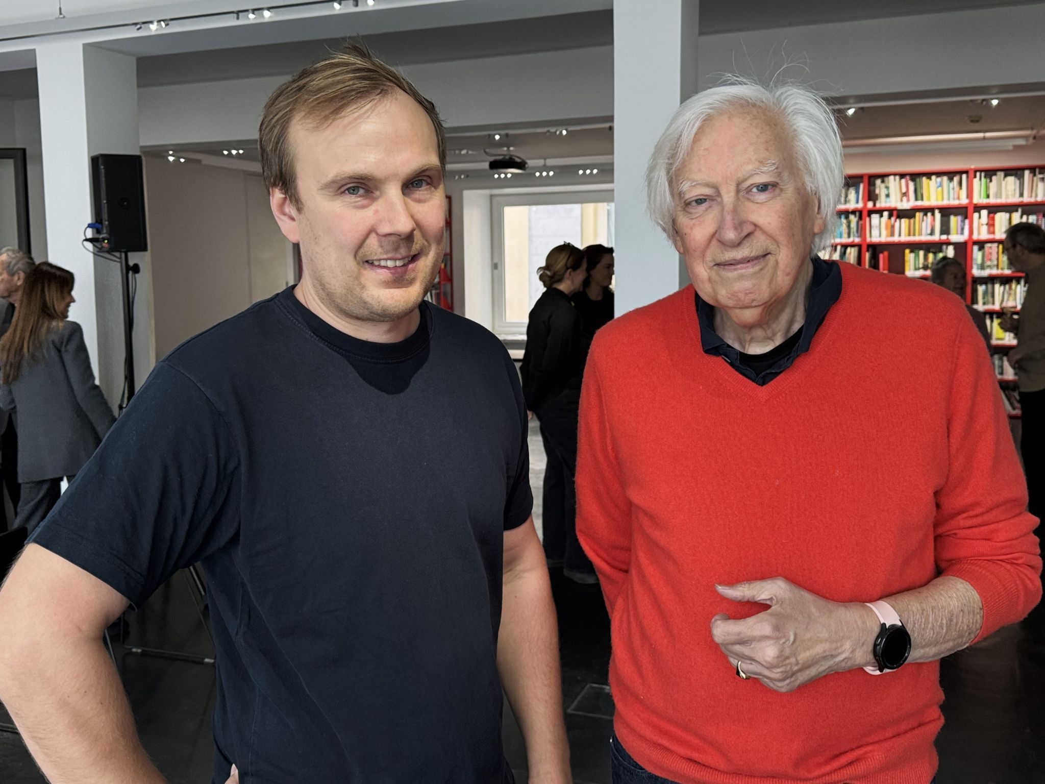 Raumexperten: Leon Hämmerle und Jörg Hector Knapp.