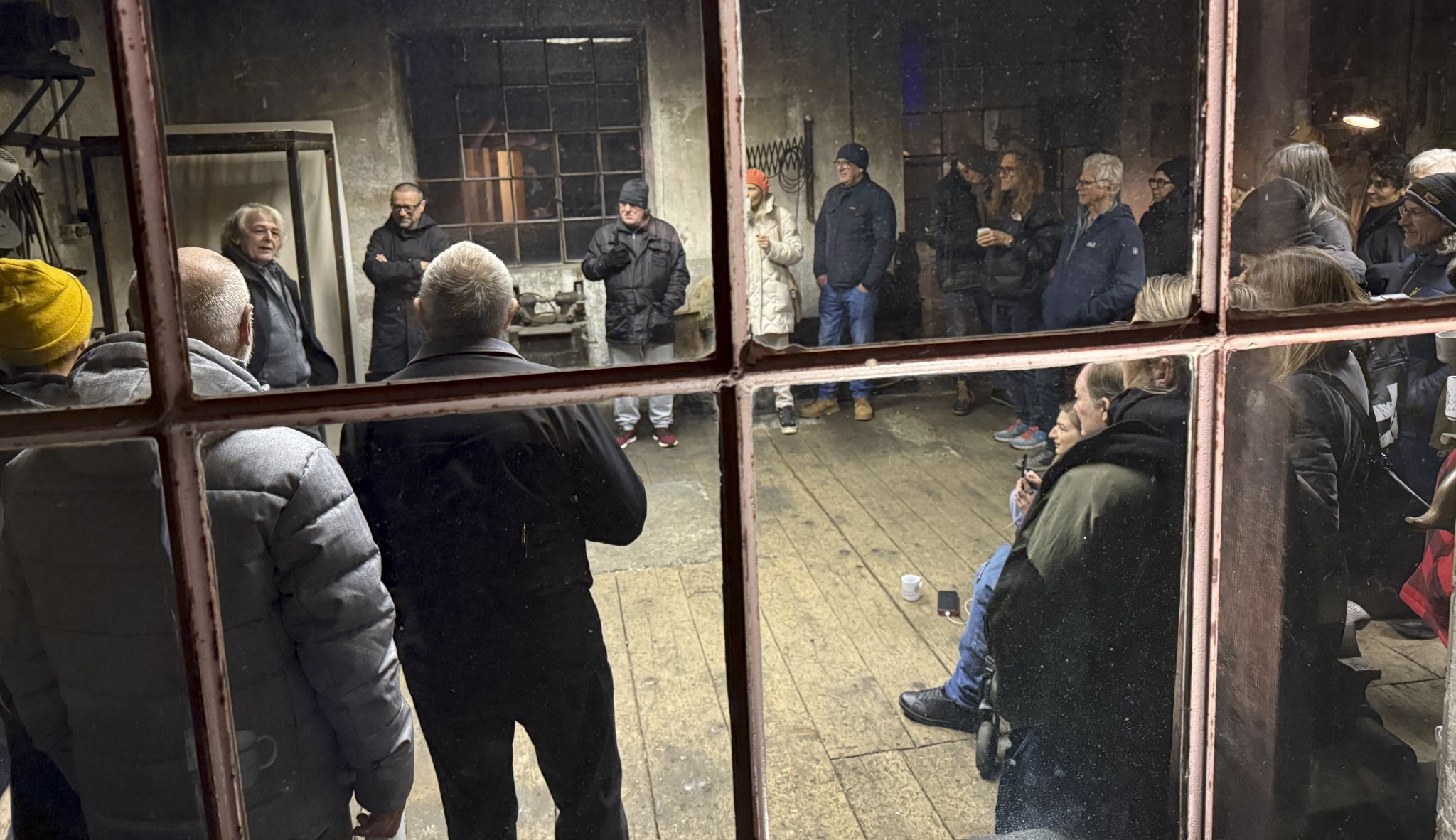 Die Vernissagerede fand in der Alten Schmiede statt