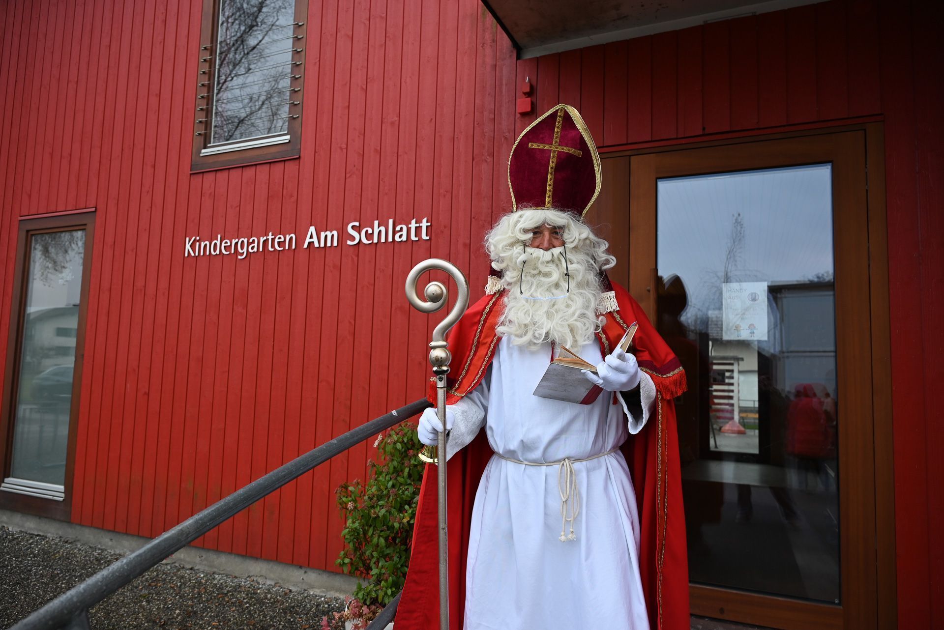 Im Anschluss ging es für den Nikolaus auch noch in den Kindergarten