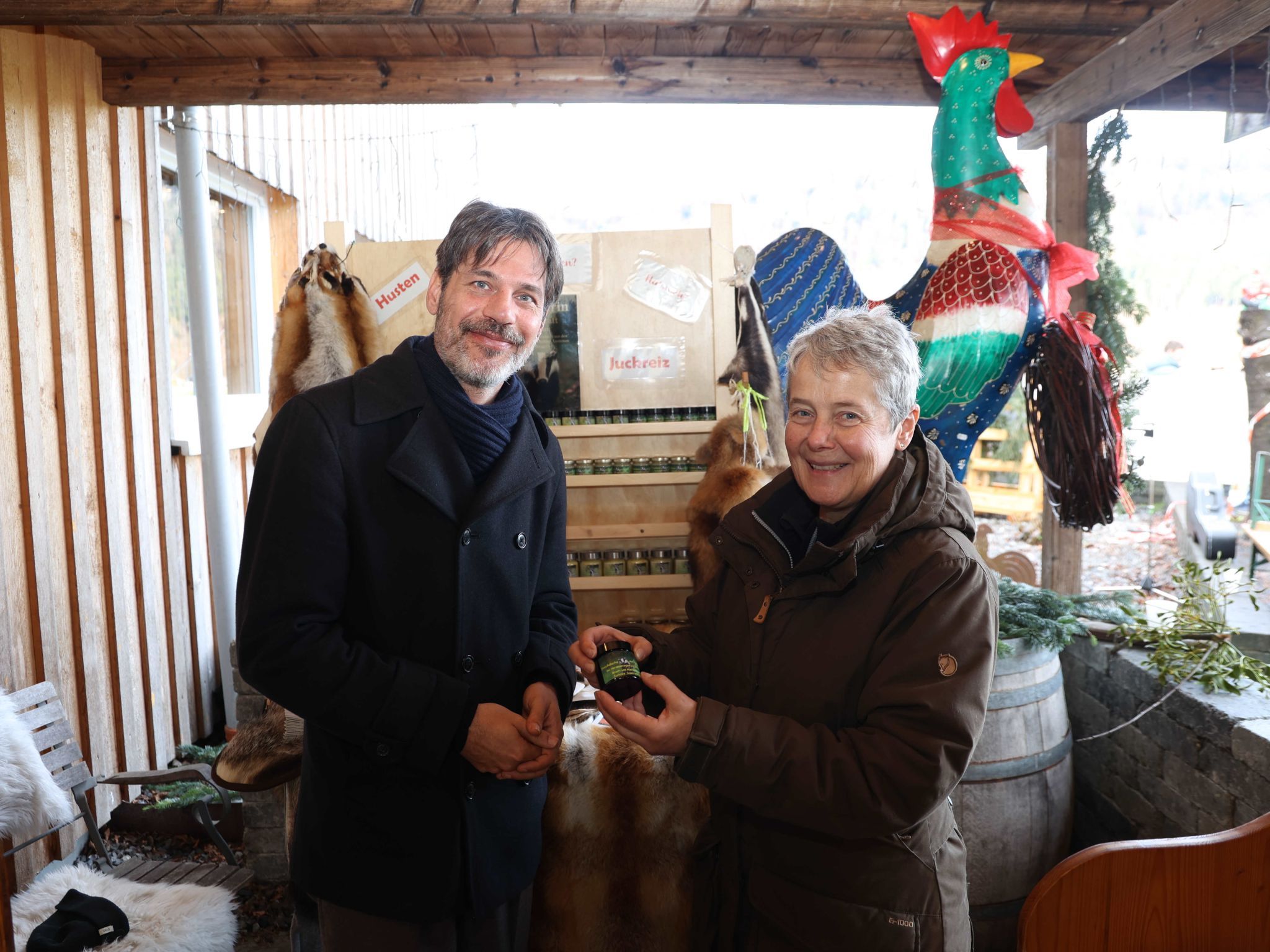 Johannes Achatz und Gaby Kraft.