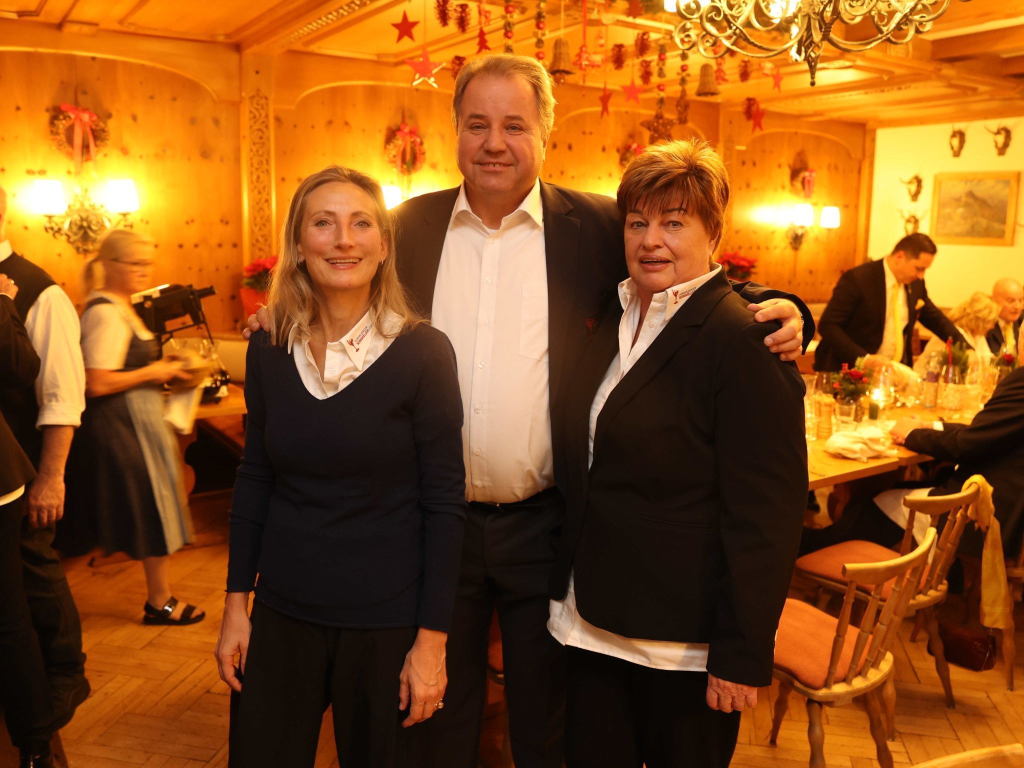 Julia Diem, Günter Meinl und Elisabeth Bischof.