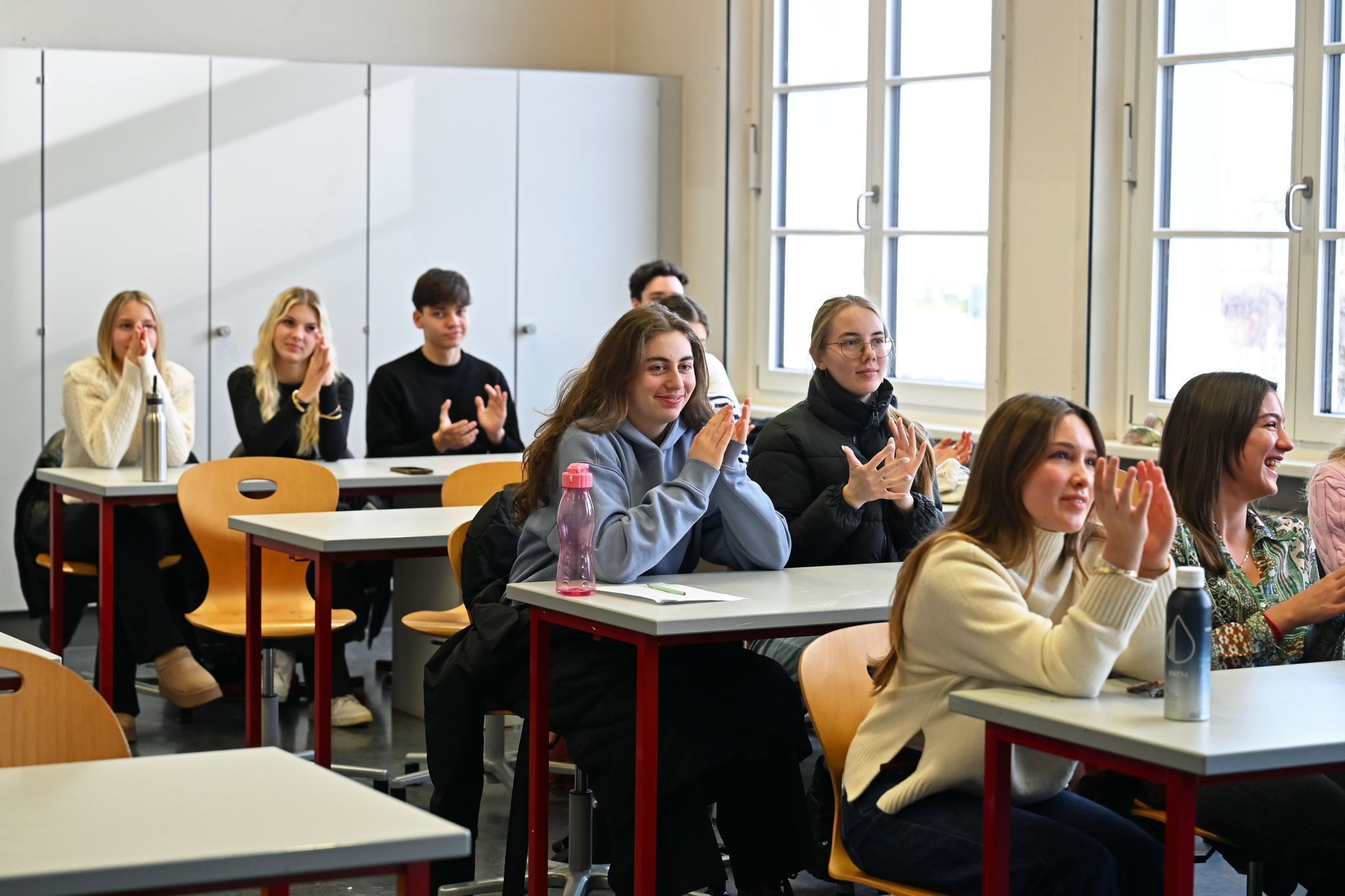 Für die angehenden Maturanten war der Zeitpunkt der Veranstaltung ideal.