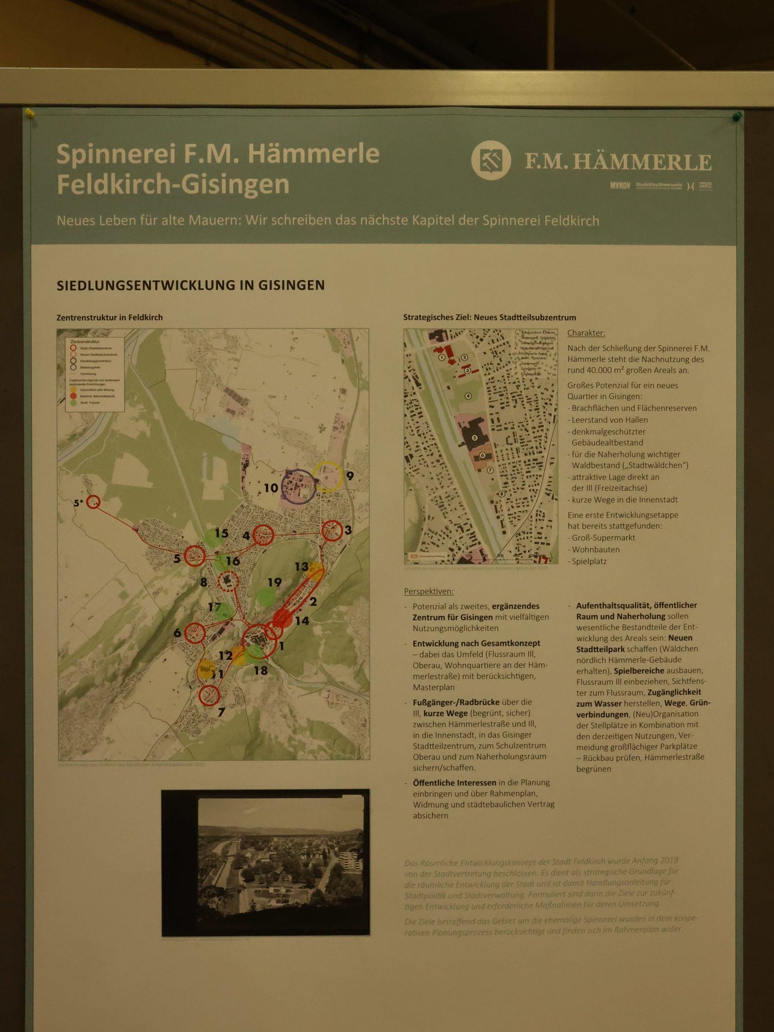 Möglichkeieten zur weiteren Entwicklung von Gisingen.