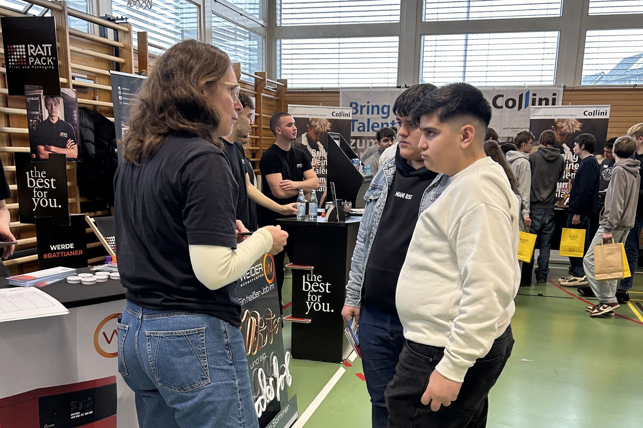 47 Betriebe präsentierten sich und ihre Ausbildungsmöglichkeiten.