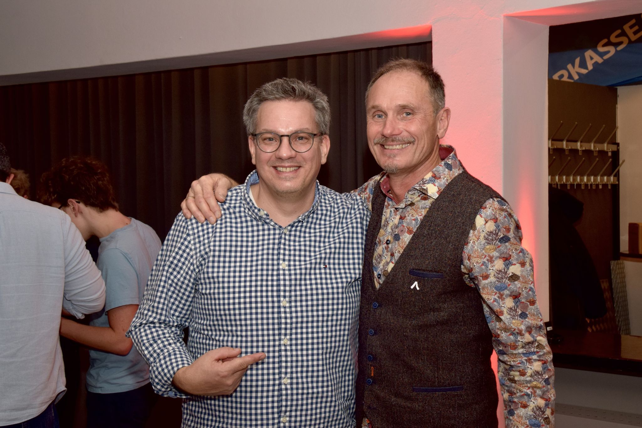 Michael Neyer (Funkenzunft Rungelin) und Markus Lenk (Funkenzunft Bludenz)