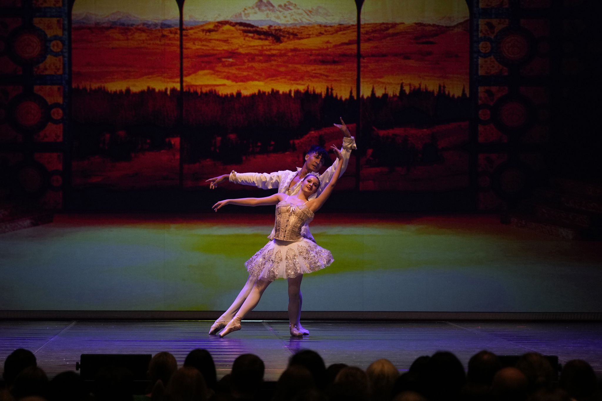 Mit viel Gefühl führten die Tänzerinnen und Tänzer in die Adventszeit.