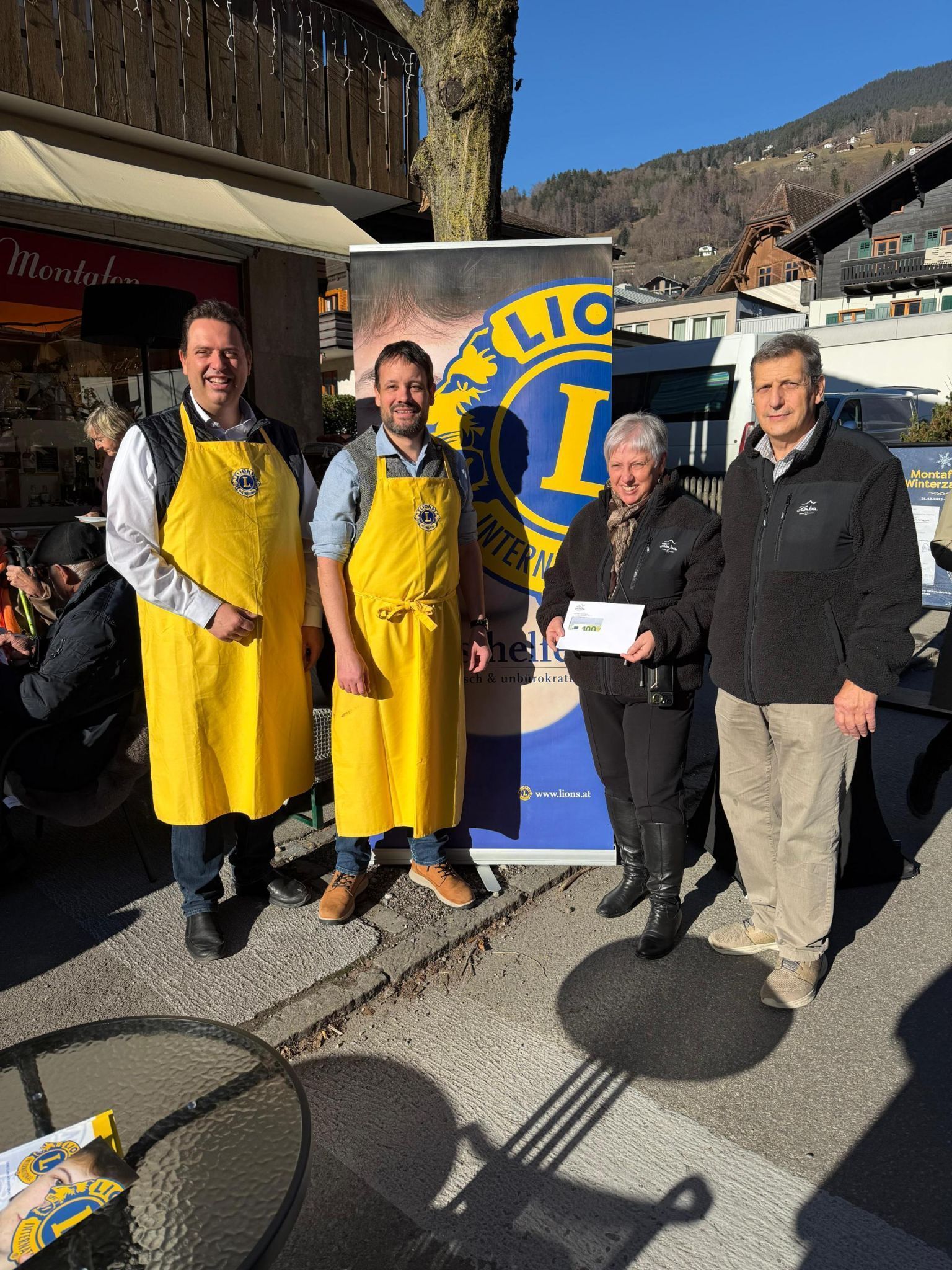 Das Lions-Cafe war dieses Jahr in der Genussboutique zu finden.