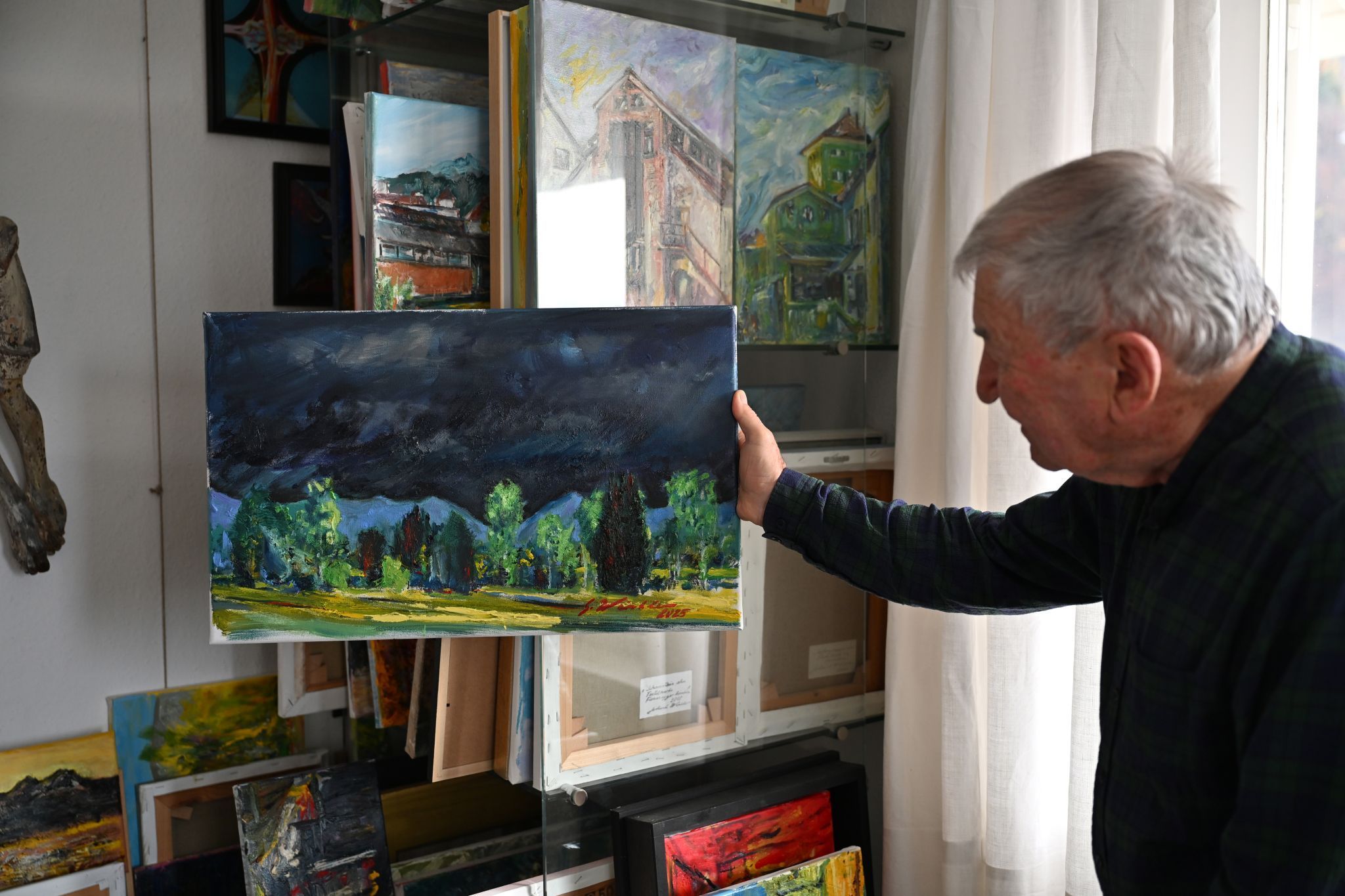 Hier hat Gerhard Winkler die Stimmung kurz vor dem folgenschweren Gewitter im Sommer festgehalten.