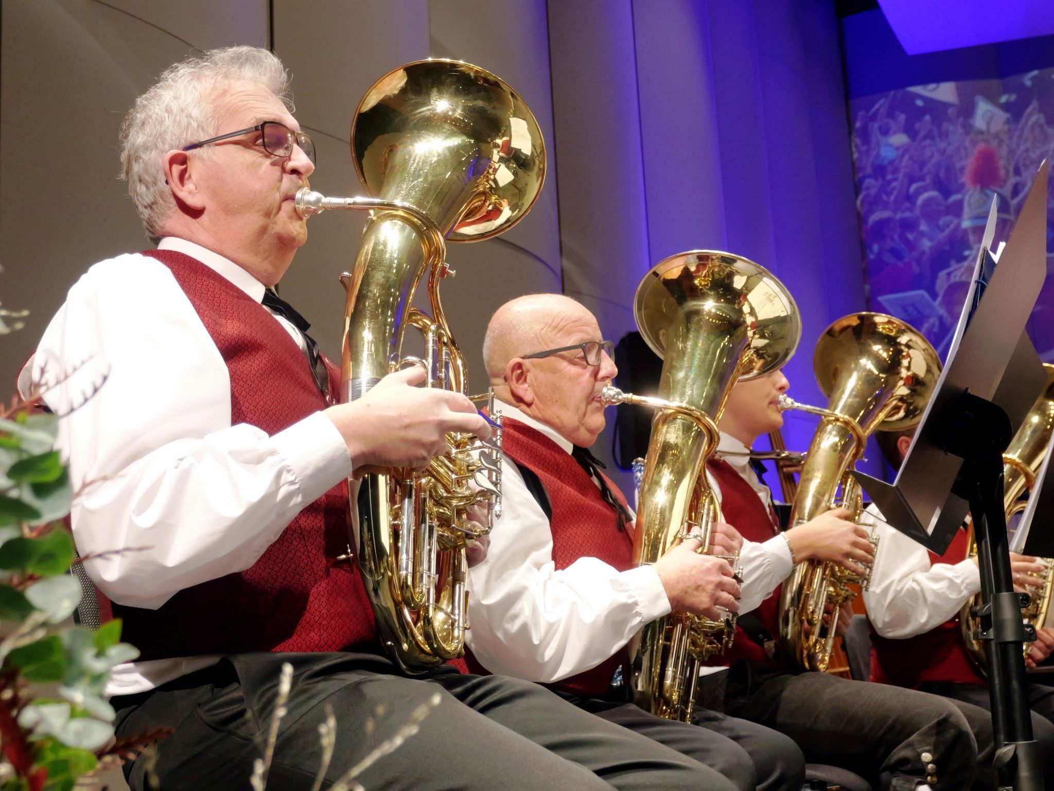 Auch am Tenorhorn wussten die Kapellmitglieder zu überzeugen.