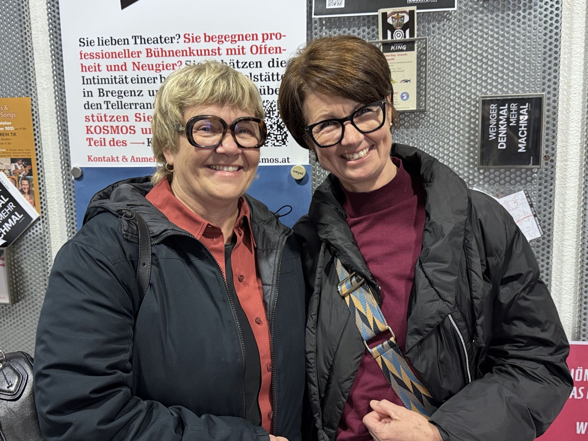 Christa Rhomberg-Schneider und Christine Troy.