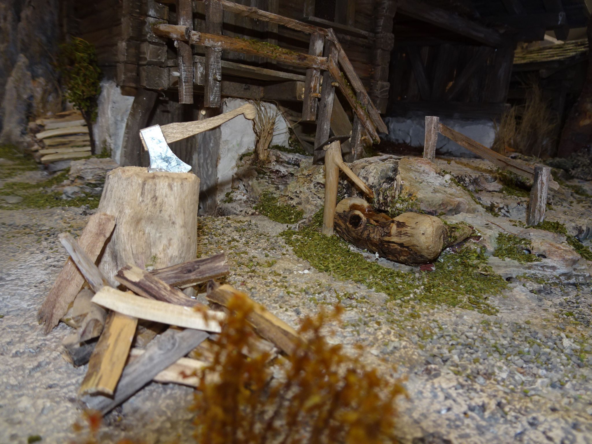 Die Krippenarbeit erfordert viel Feingefühl und Liebe zum Detail.