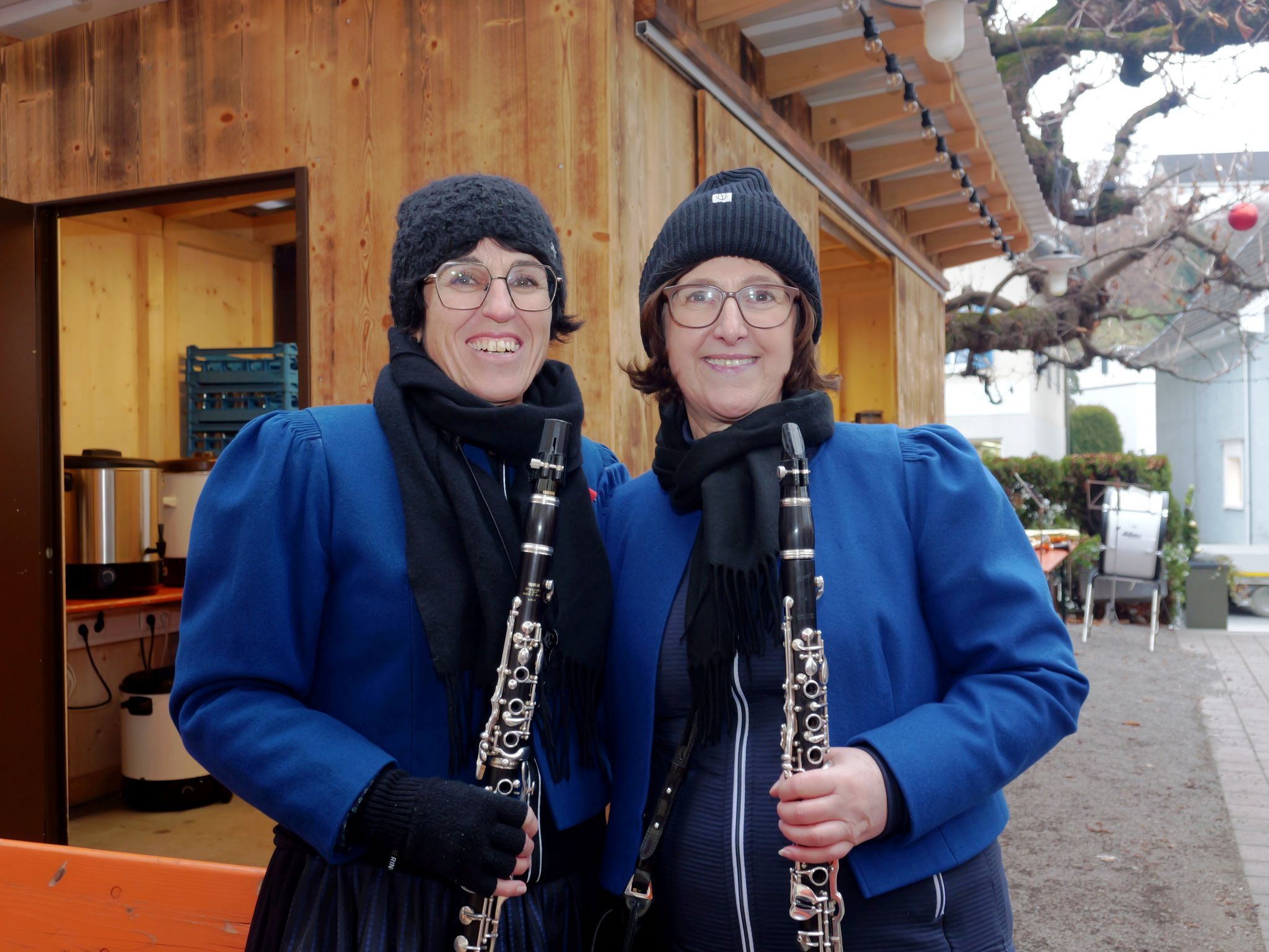 Barbara Bitsche und Susanne Entner von der Bürgermusik Rankweil.