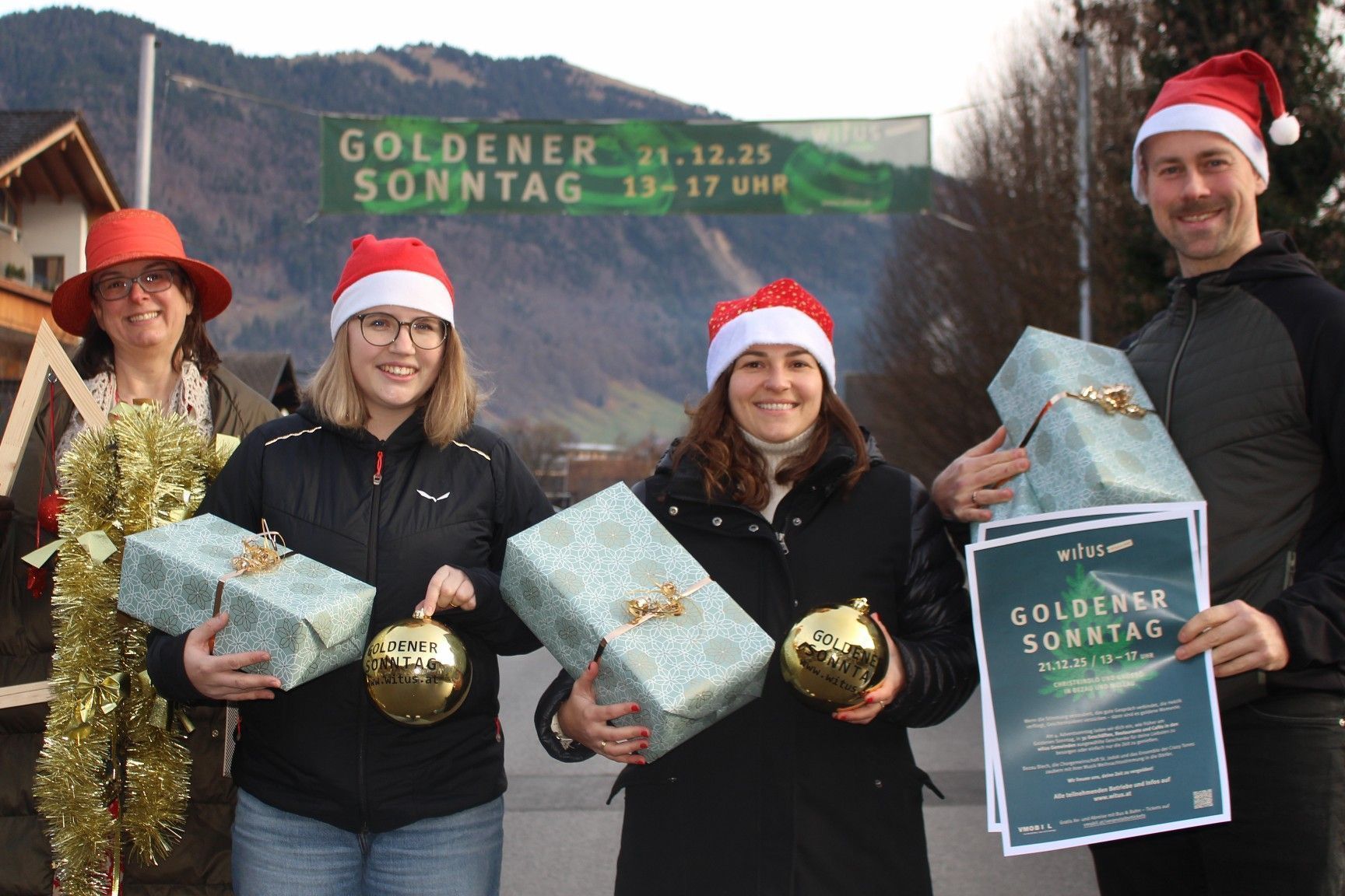 Bezau und Mellau laden am Sonntag, 13 bis 17 Uhr, zum stressfreien Shoppen am Goldenen Sonntag ein und bieten dazu ein vielfältiges Rahmenprogramm. PETER STRAUSS