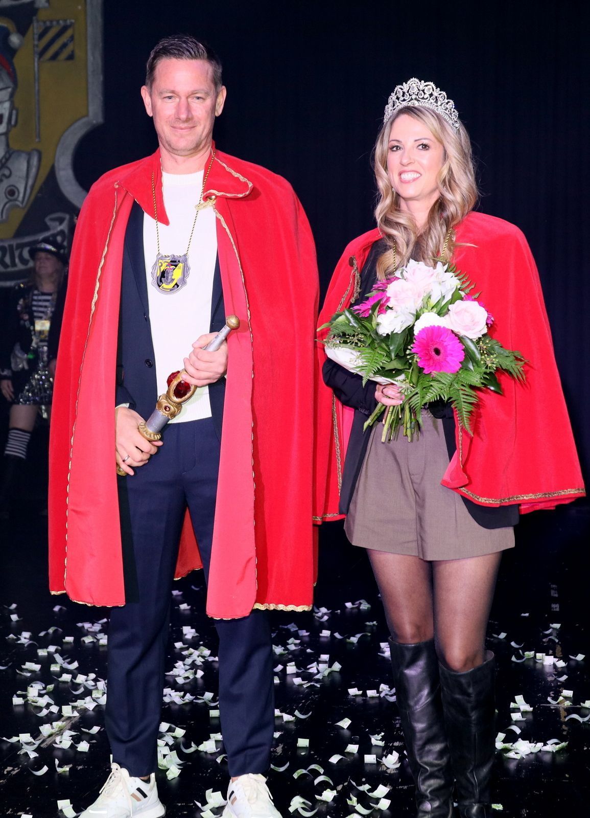 Prinzessin Tanja und Prinz Oliver vor dem Raubritterball