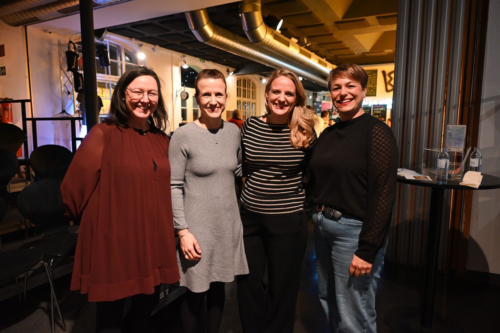 Bieten Gesprächsrunden und Einzelgespräche für Betroffene an: Andrea Frede, Patrizia Luger, Sophia Rüscher-Fussenegerr und Bianca Luger.