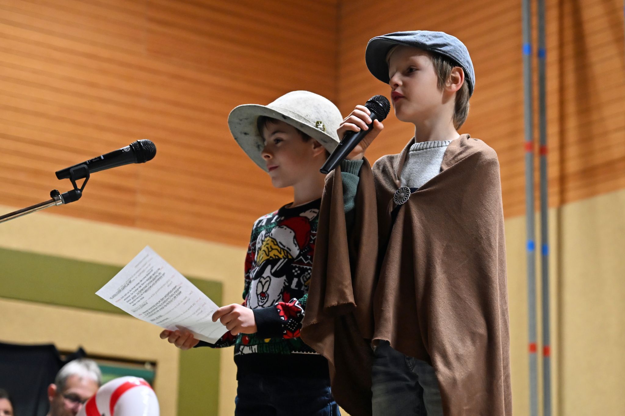 Die Schüler hatten wochenlang für ihren Auftritt geprobt.