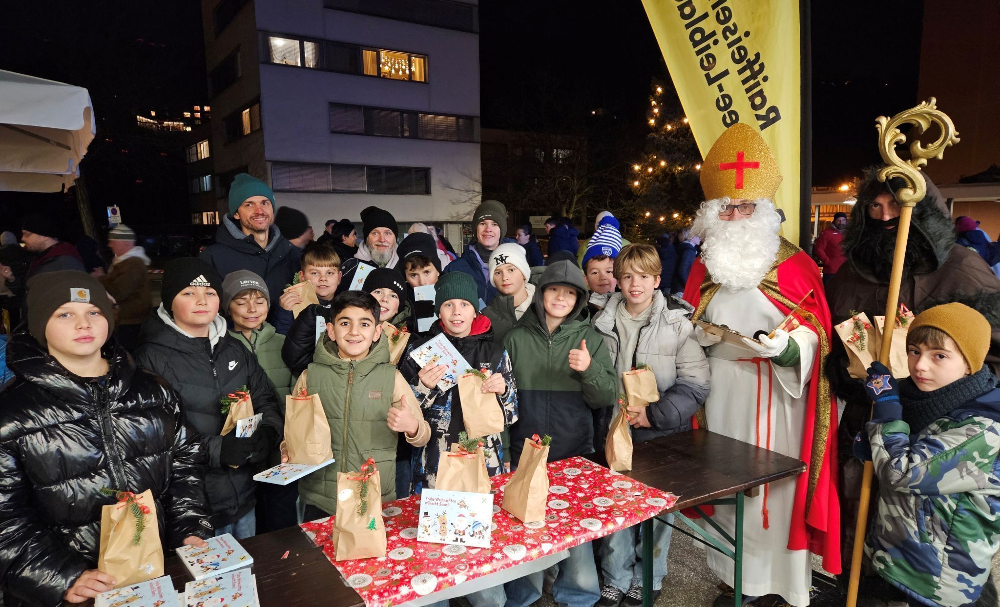 Ein Foto mit dem Nikolaus durfte natürlich auch nicht fehlen.