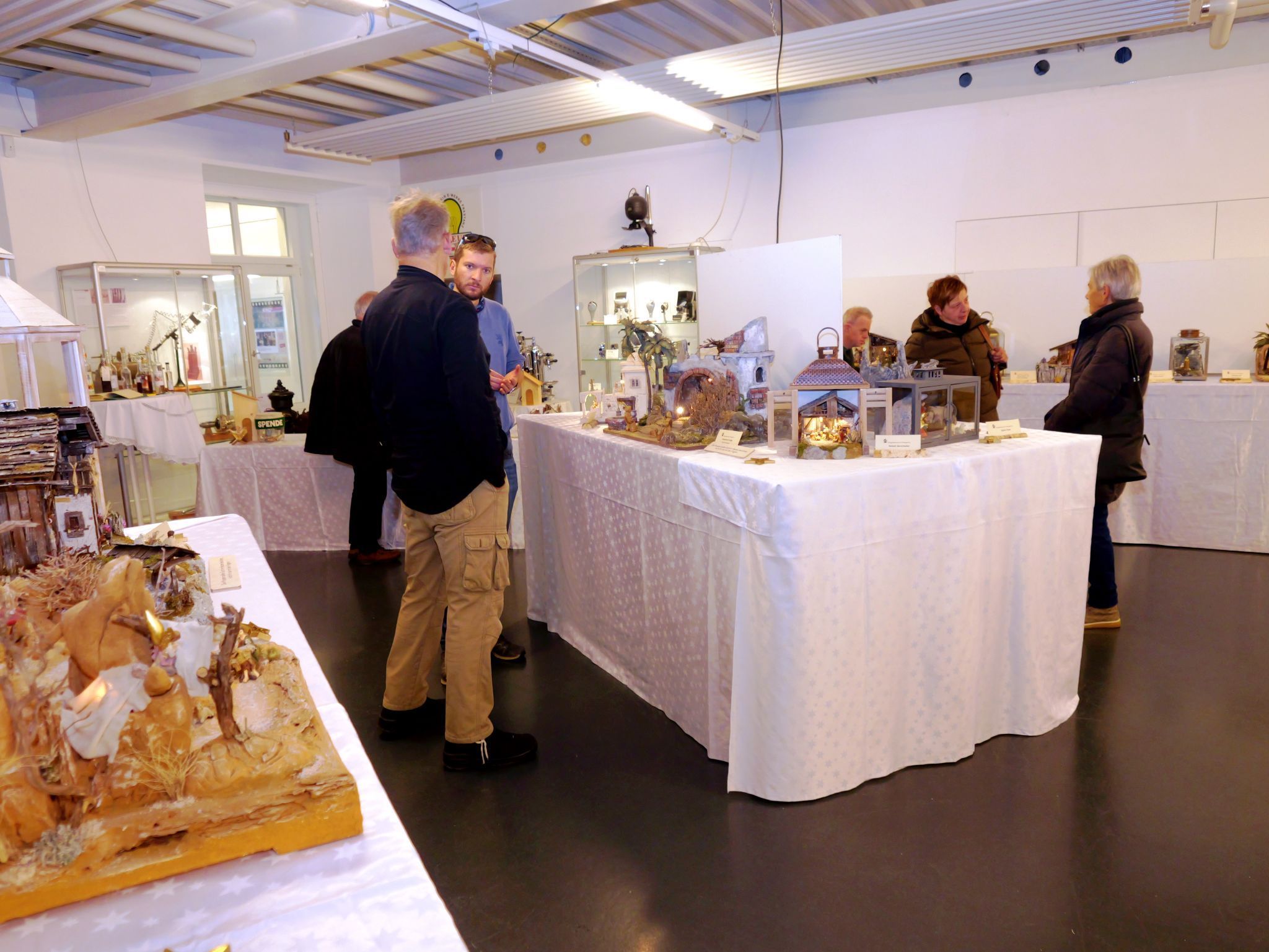 An zwei Ausstellungstagen konnten die Besucher die kunstvollen Krippen besichtigen.