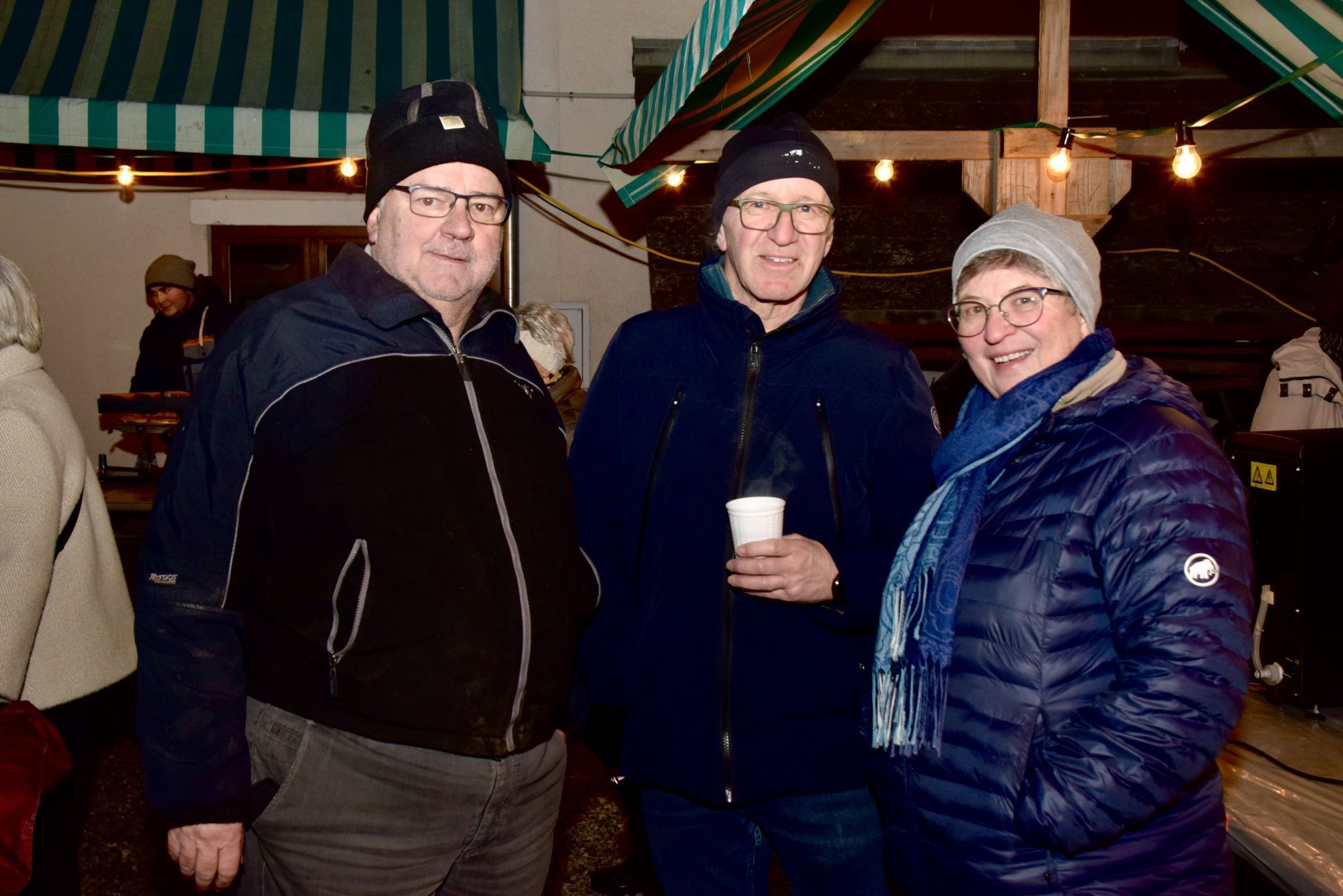 Klostervater Bertram Bolter, Manfred Holzknecht und Veronika Bolter.