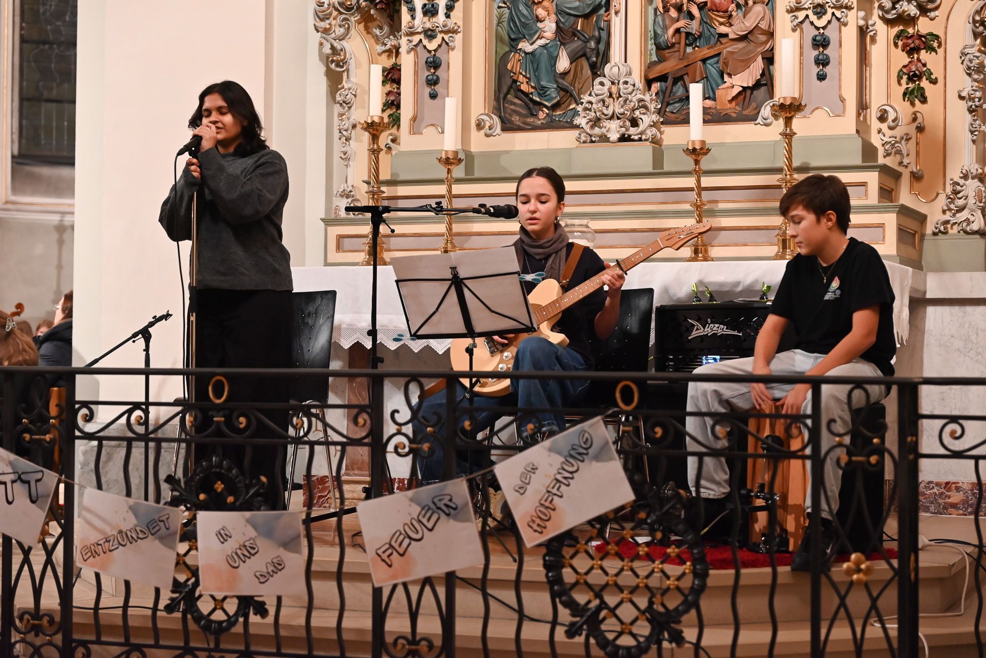 Drei junge Talente der Band 