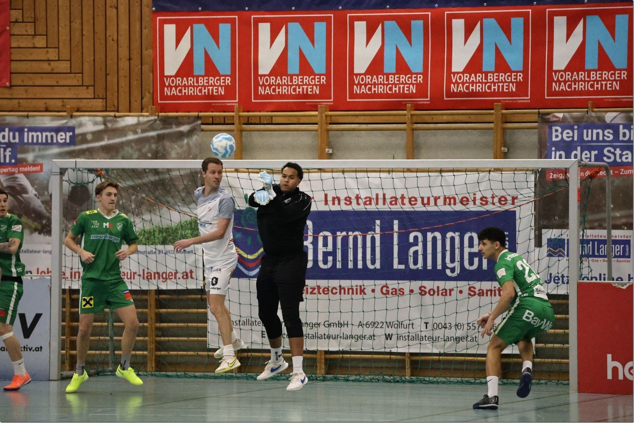 Viele Tore gab es schon, auch bei Lauterach 1b gegen Langen.