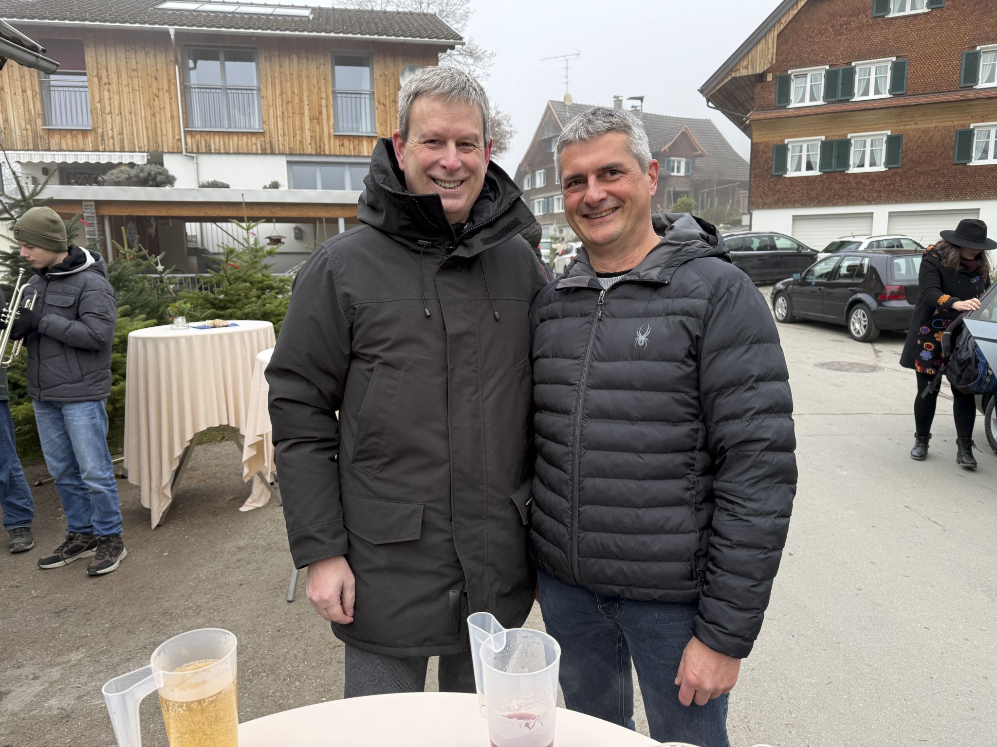 Dir. Christian Kusche (Collegium Bernardi) und Michael Gmeinder (Kloster Mehrerau)