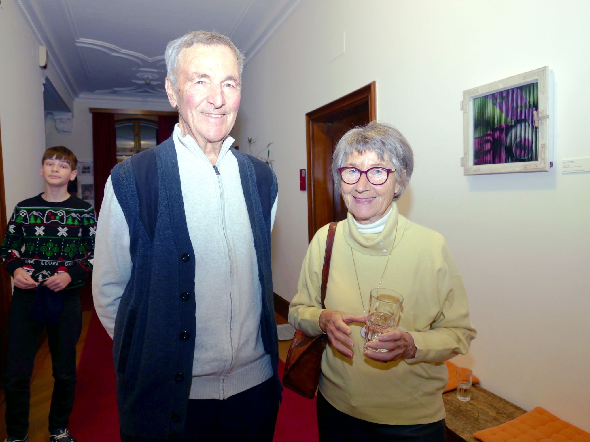Hildegard Kathan und Hans Fink waren vom bravourösen Auftritt begeistert.