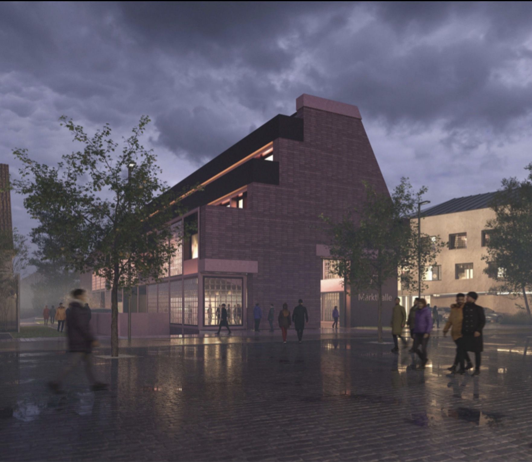 Großprojekt mit einer neuen Markthalle in Rankweils Mitte. 