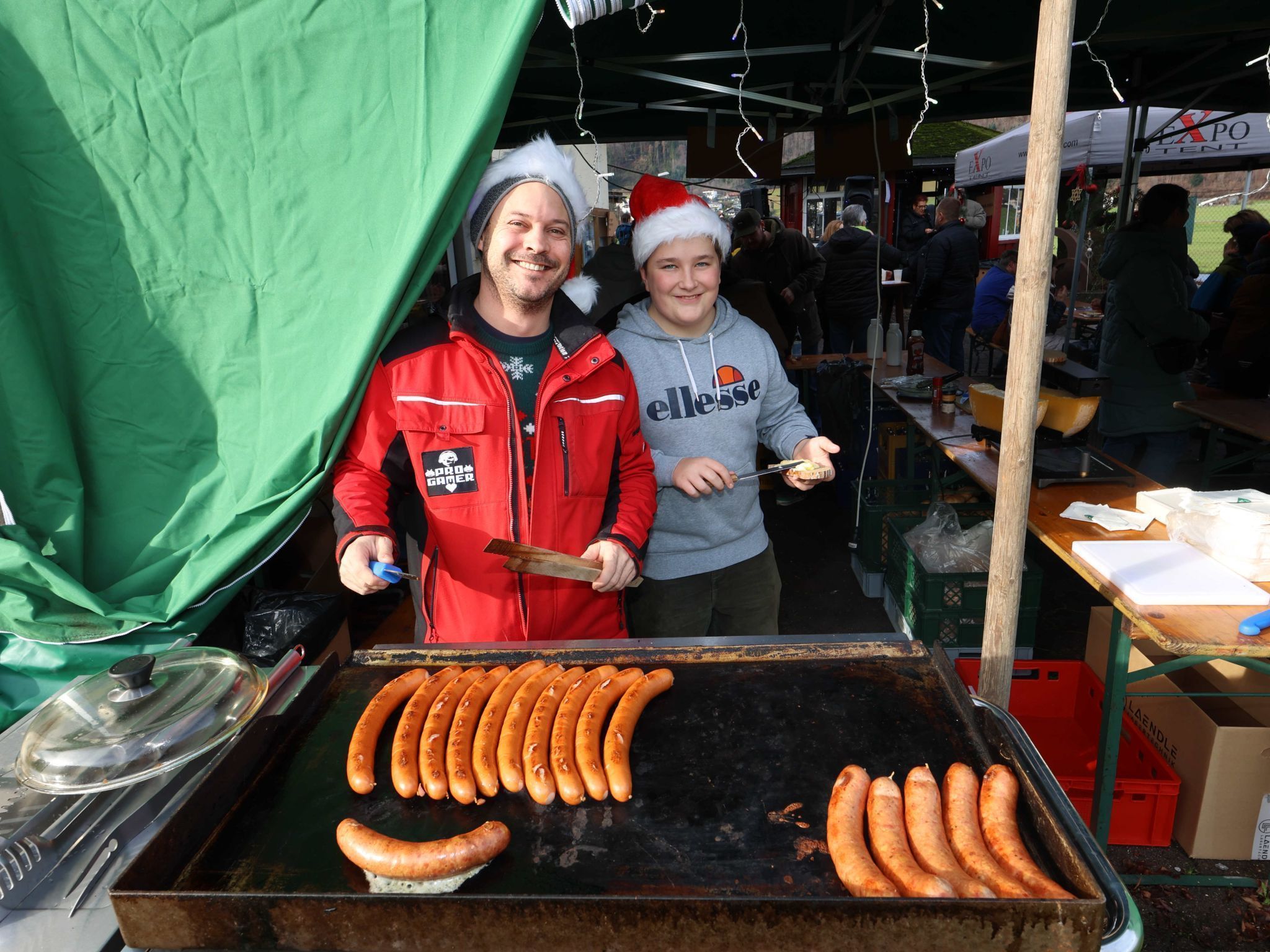 Dominic Lang und Joel Himmer.