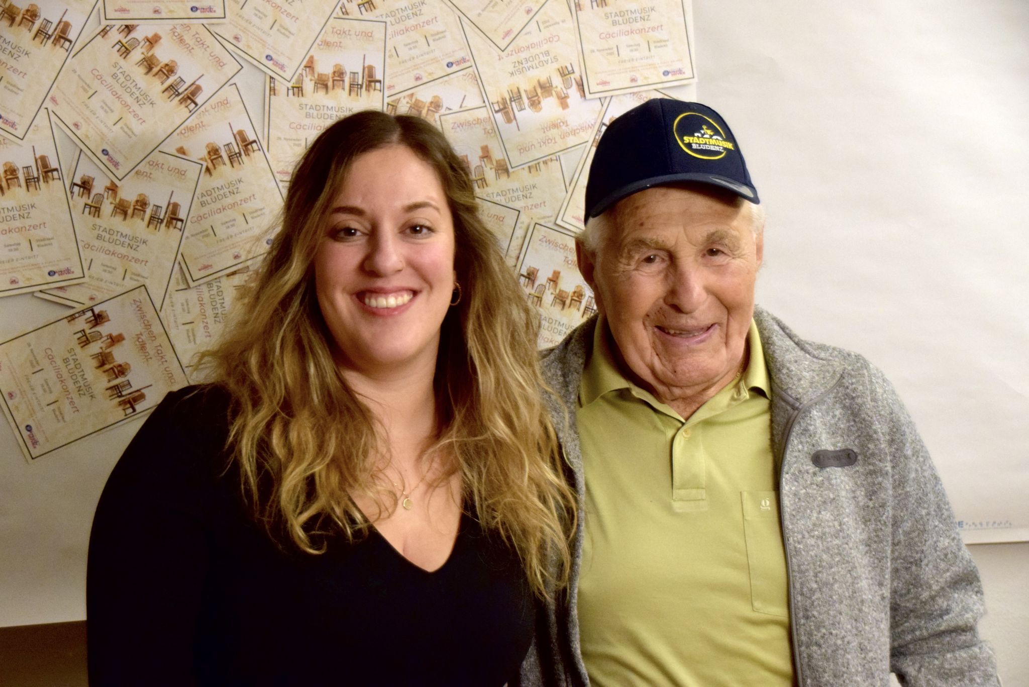 Walter Helbok mit Enkelin Stephanie