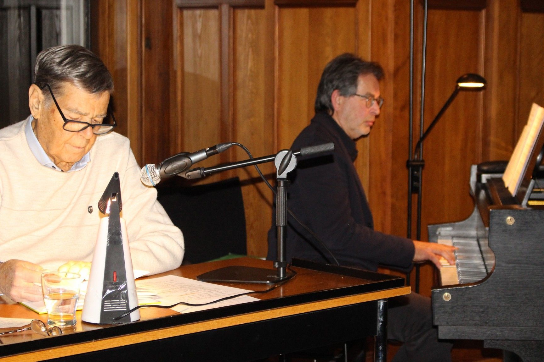 Ein kongeniales Due für einen gelungenen Abend.