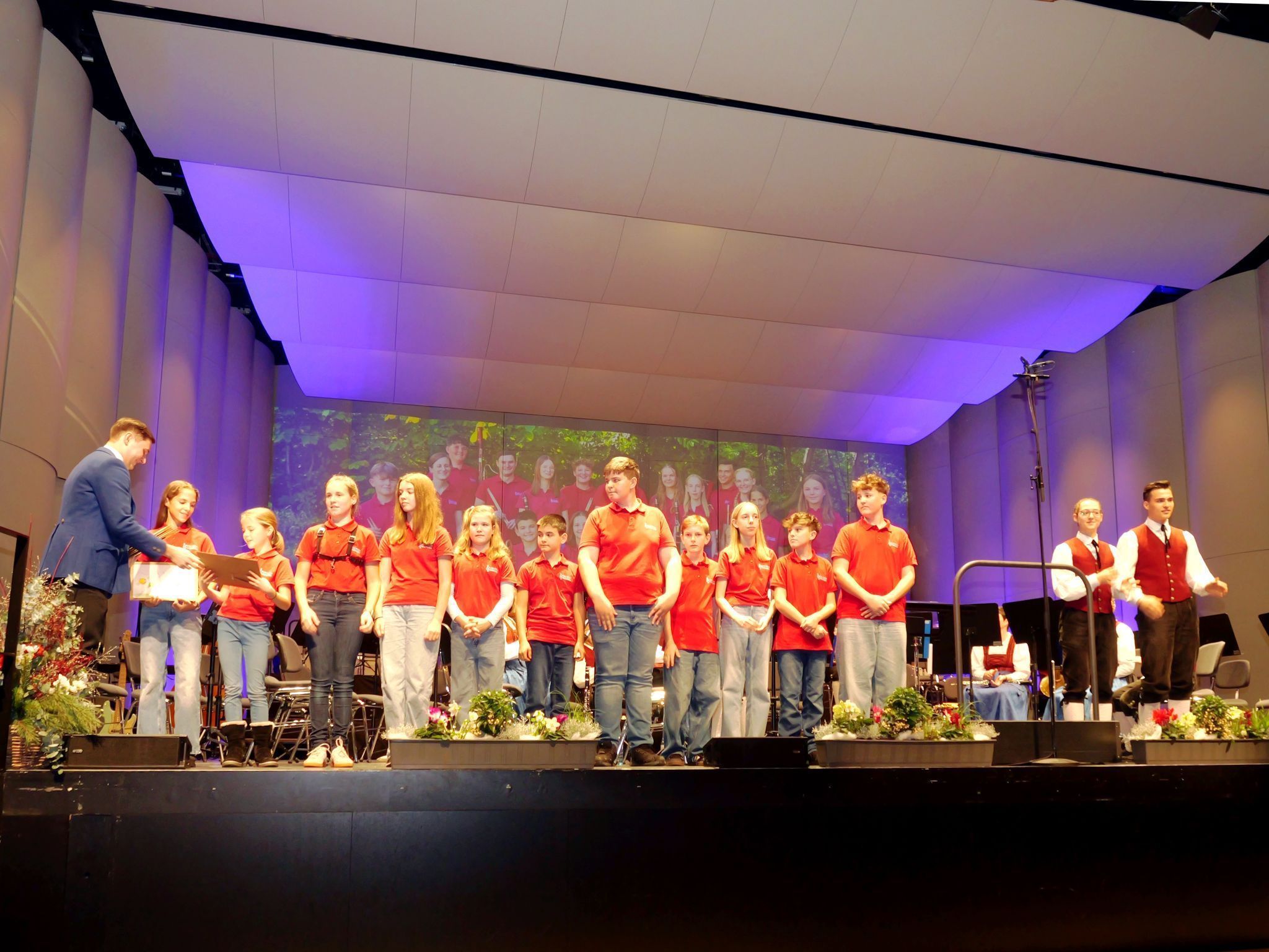 Zahlreiche Mitglieder der Jungmusik wurden musikalisch ausgezeichnet.