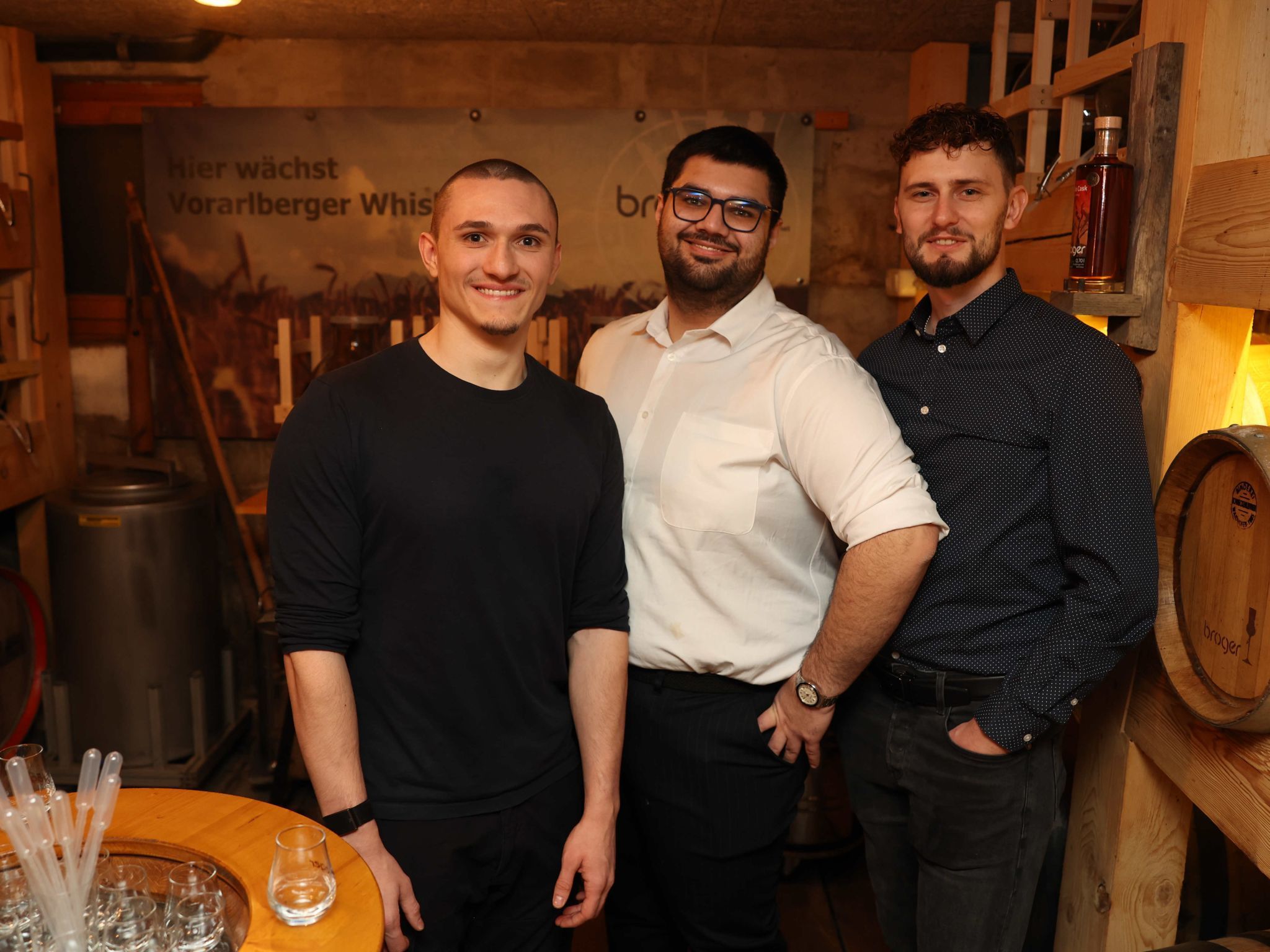 Pascal Hartmann, Berkan Bicer und Daniel Engstler.