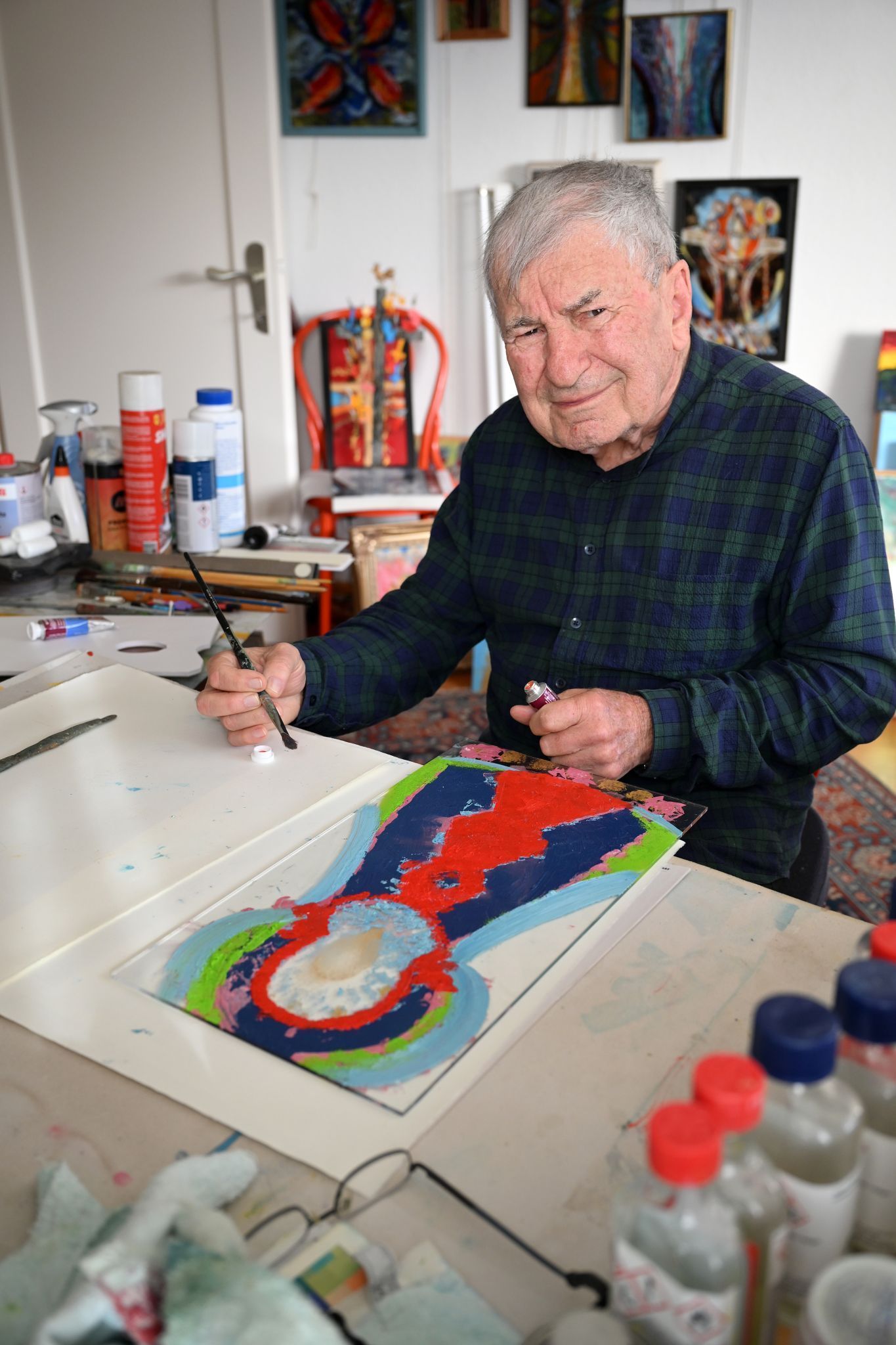 Gerhard Winkler hat sein Wissen und Talent viele Jahre als Kunstpädagoge weitergegeben.