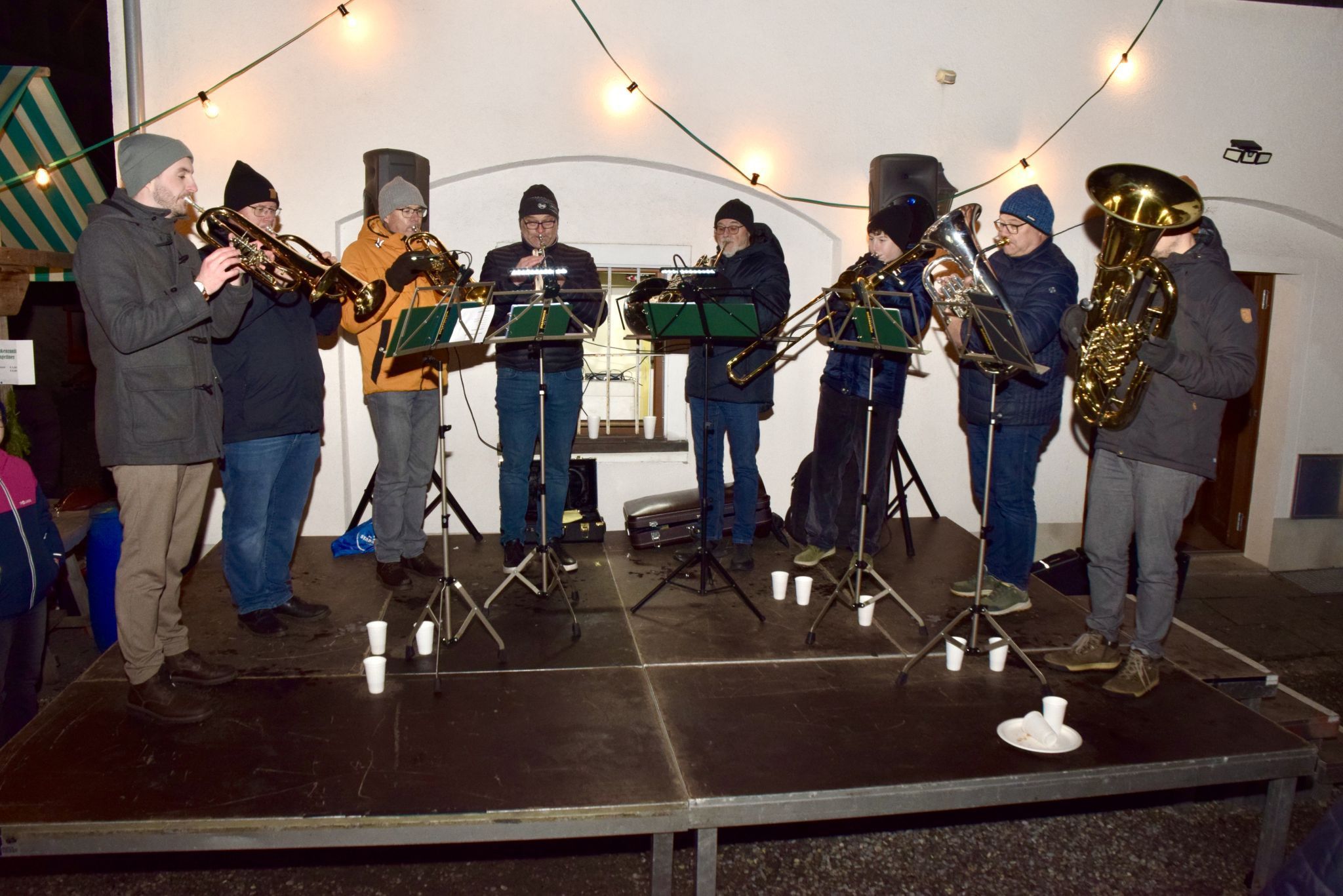 Musiziert hatte beim Märktle auch das Bläserensemble der Stadtmusik Bludenz.