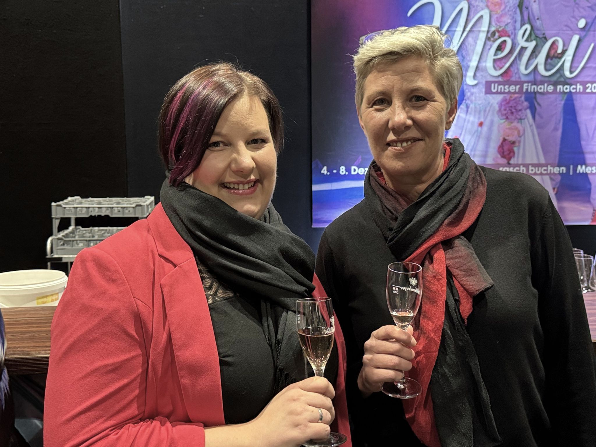 Natalie Wohlfarter und Sonja Feuerstein-Oss.