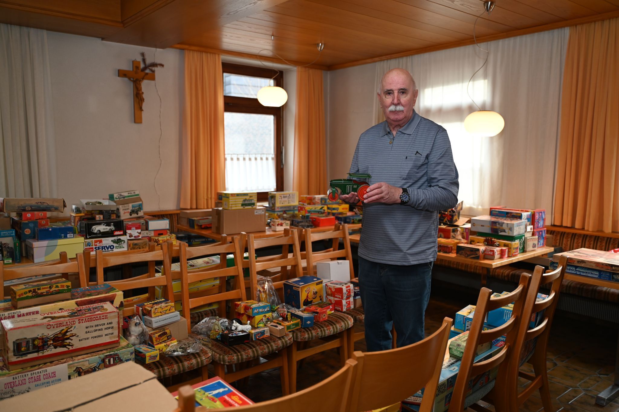 Die Sammlung ist aktuell in mehreren Standorten gelagert.