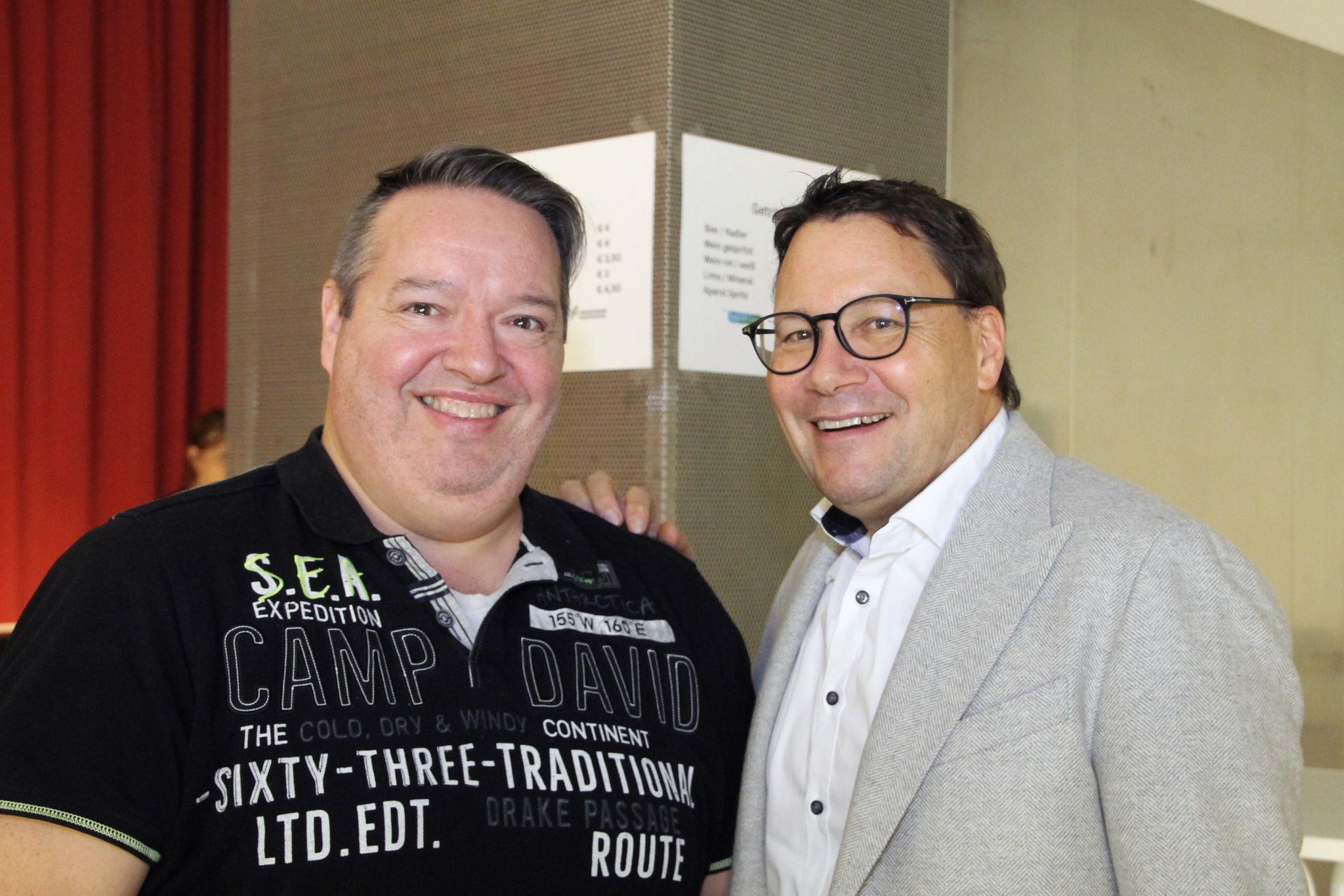 Dr. Franz Valandro mit Vizebürgi Stefan Fischnaller