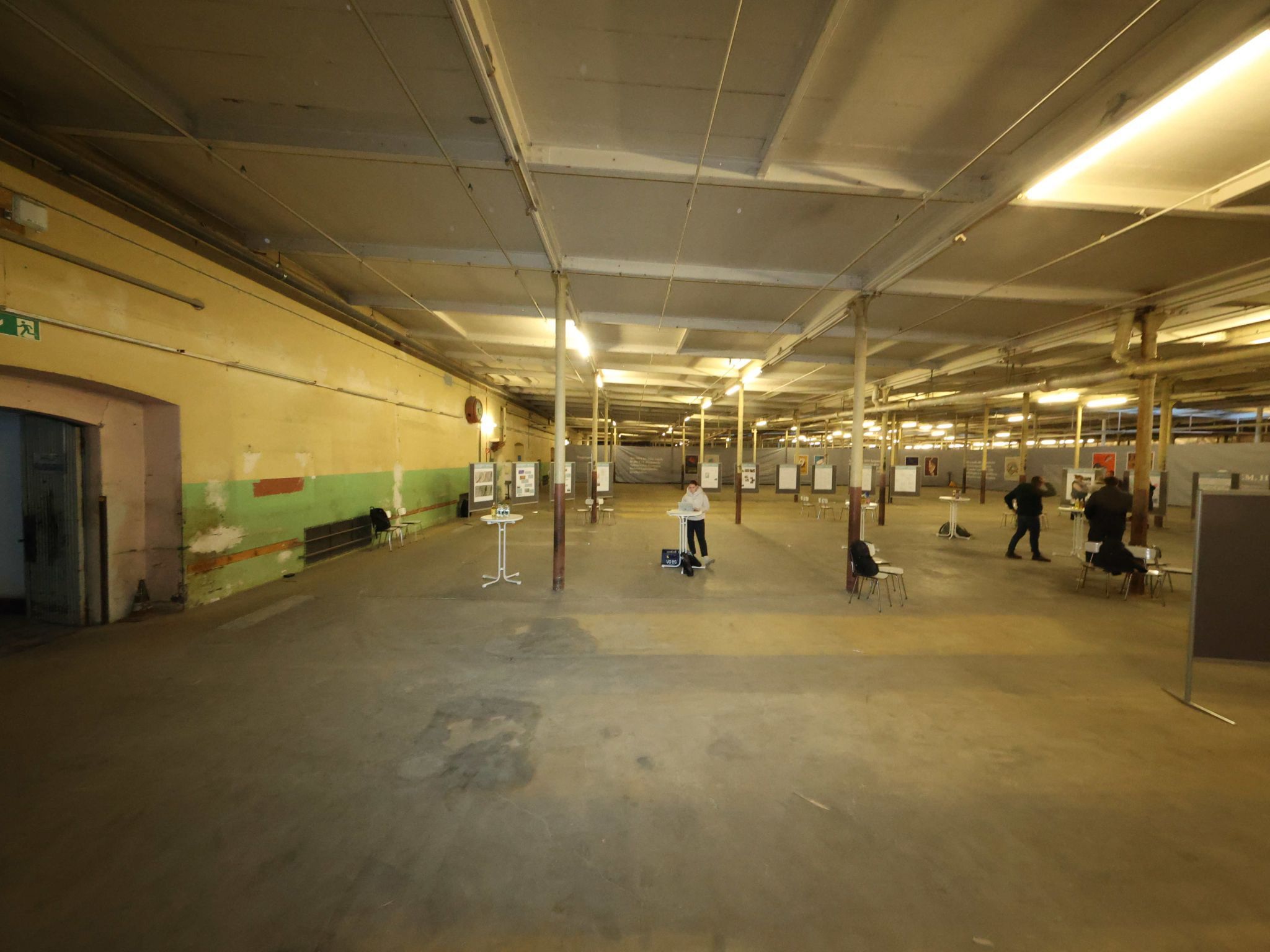 Teilansicht der Produktionshalle.