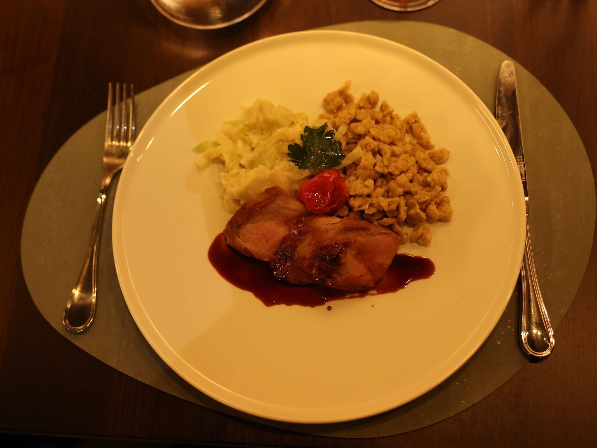 Das Schweinefileeet nach Brauerart.