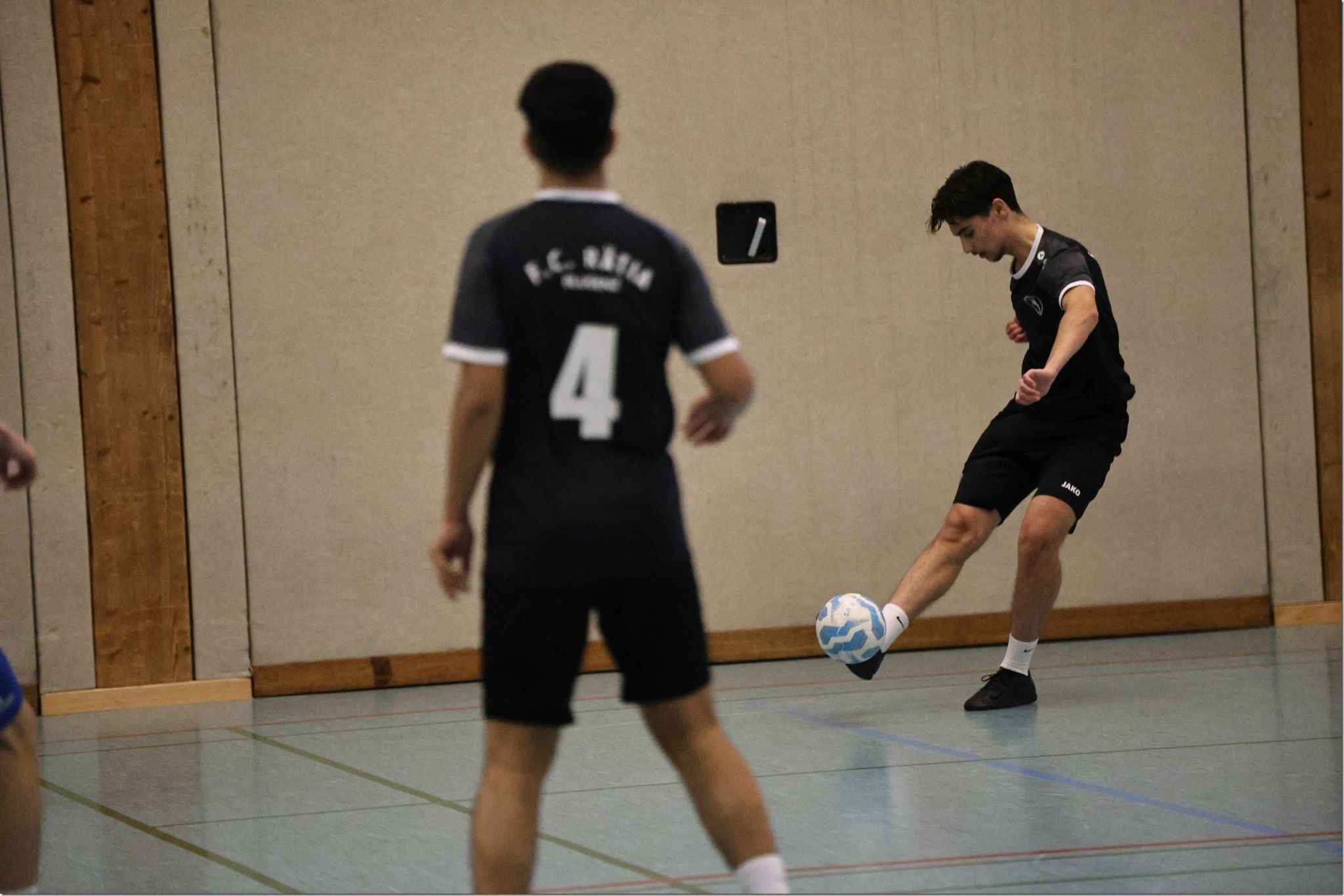 Lernphase für die Junioren von Rätia Bludenz in der Halle.