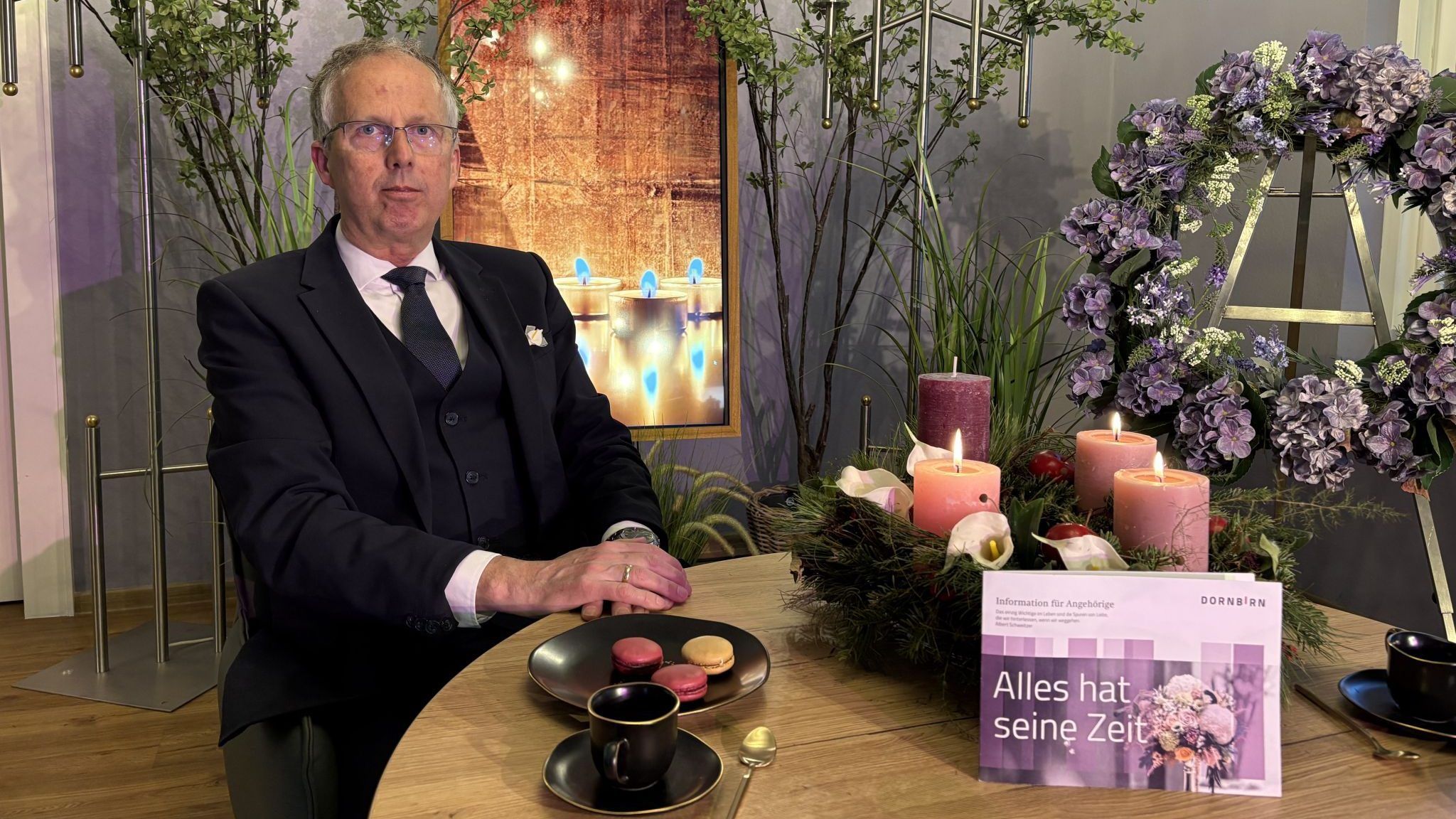 "Trotz der schweren Situation soll es ein Rahmen sein, der hell ist"