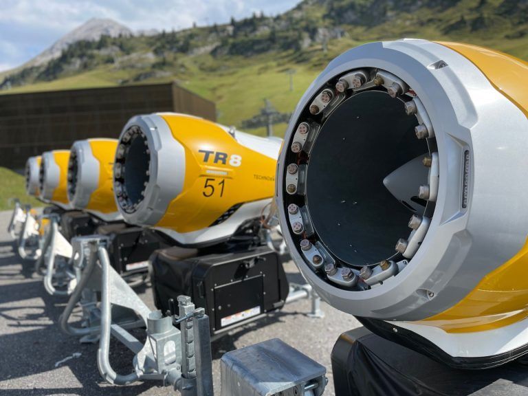 Schneekanone, Kunstschnee, Symbolbild