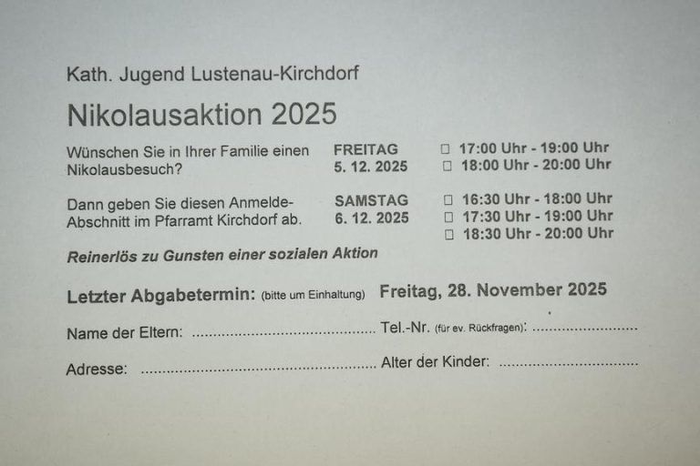 So will Finn ein guter Nikolaus sein