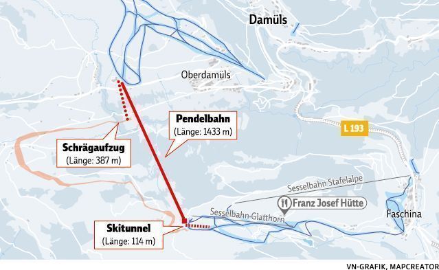 Skigebietsverbindung immer realistischer: Bahn ist bereits projektiert, Finanzierung jedoch noch offen