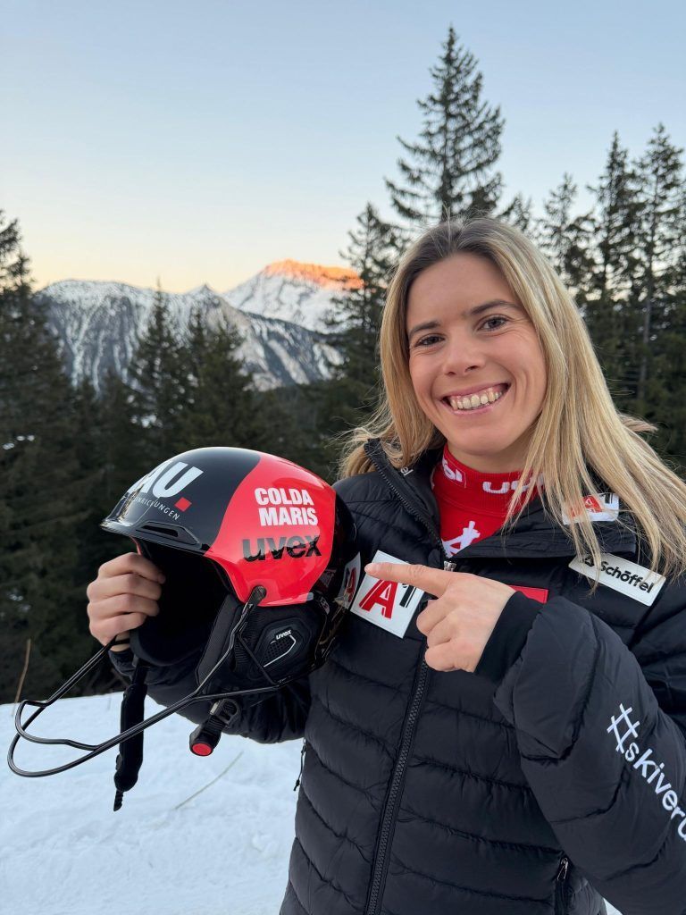 Das ist der neue Helm der Olympiasiegerin