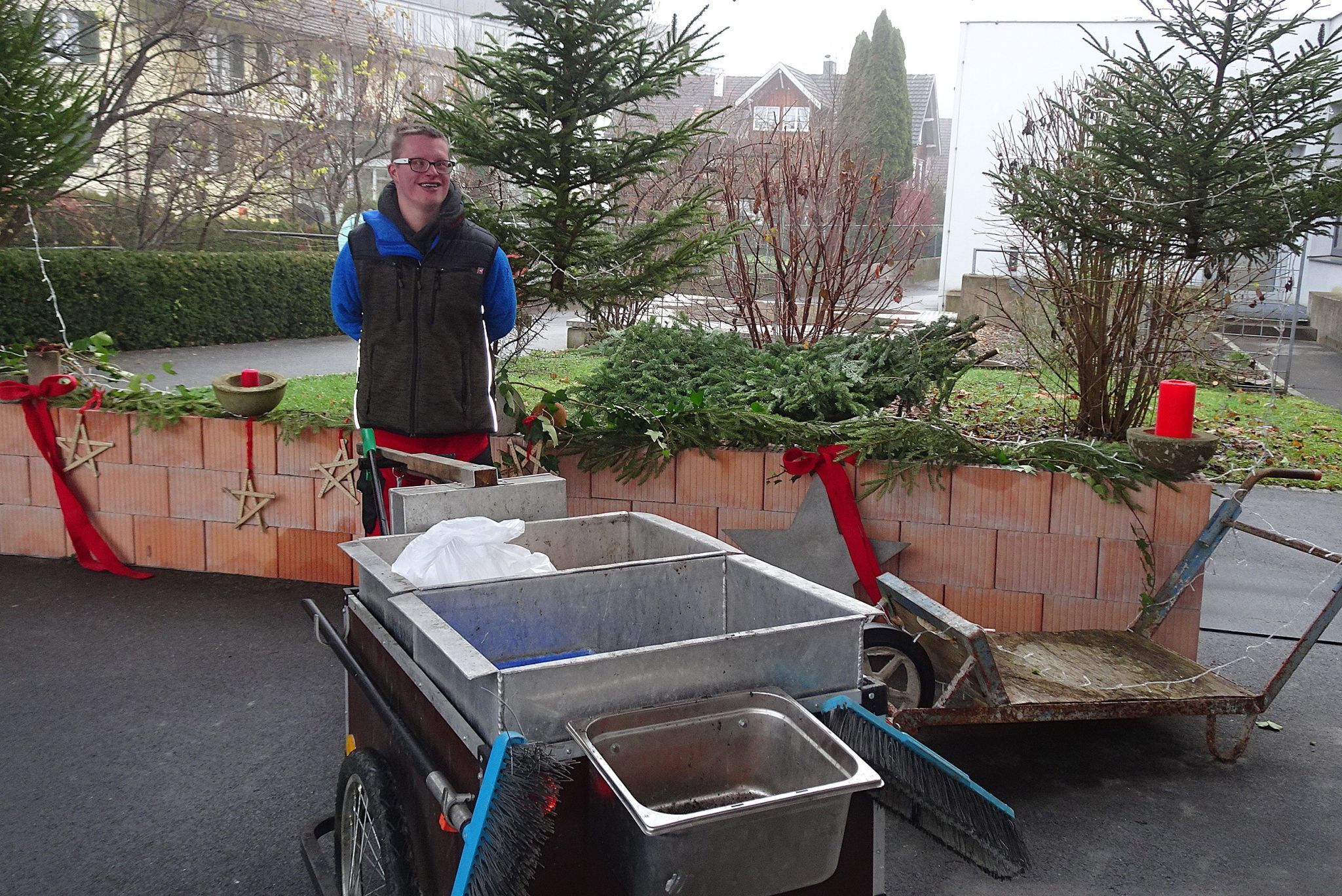 Thomas liebt seinen Job an der LBS1 und würde auch gerne an seinem freien Tag kommen. 