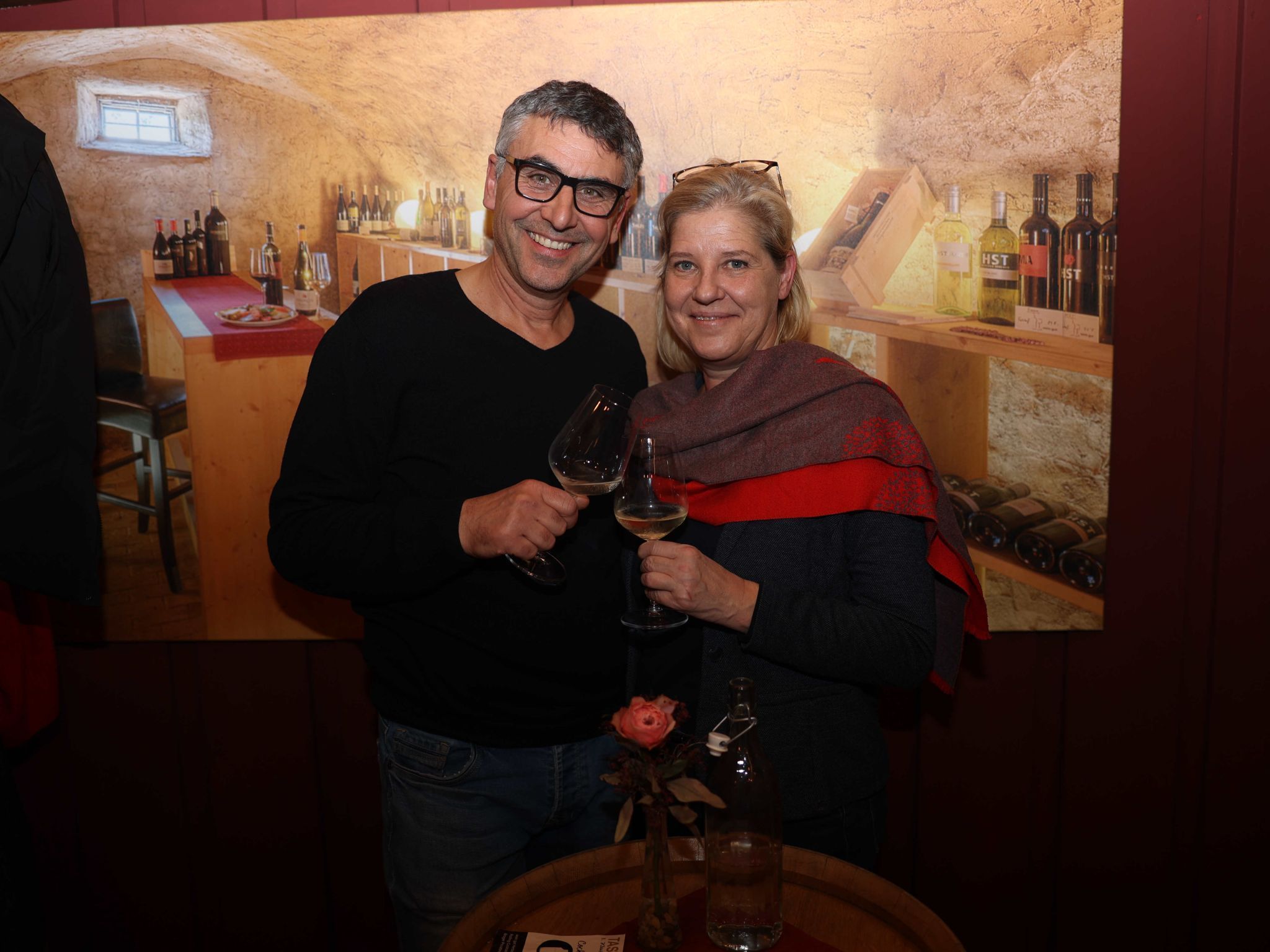 Kfz-Techniker Andreas Kuster und Helga Gabriel.