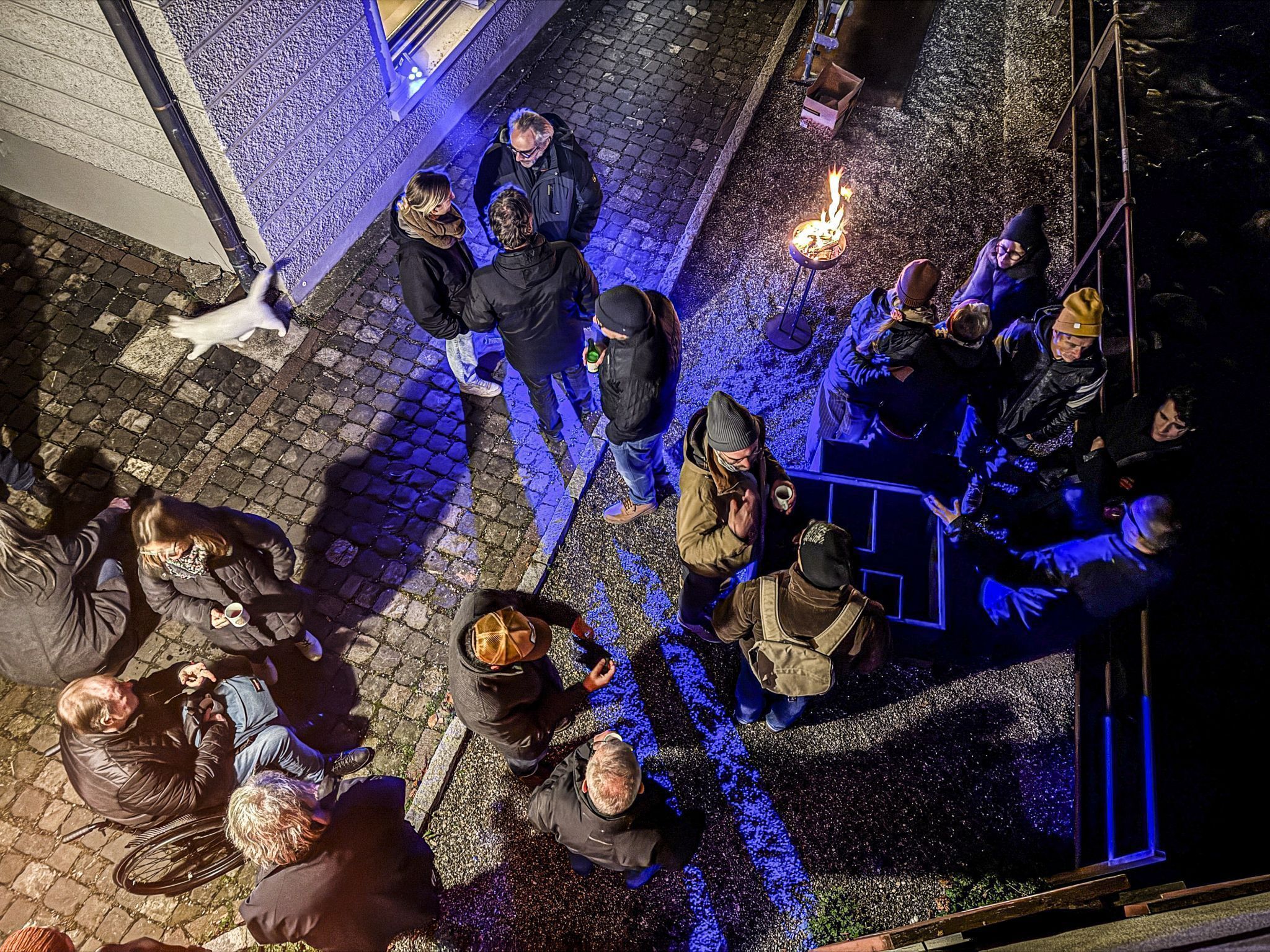 Heiß diskutiert wurde rund um das Stefan Amann Kunstwerk _Struktur Roseggerstraße_